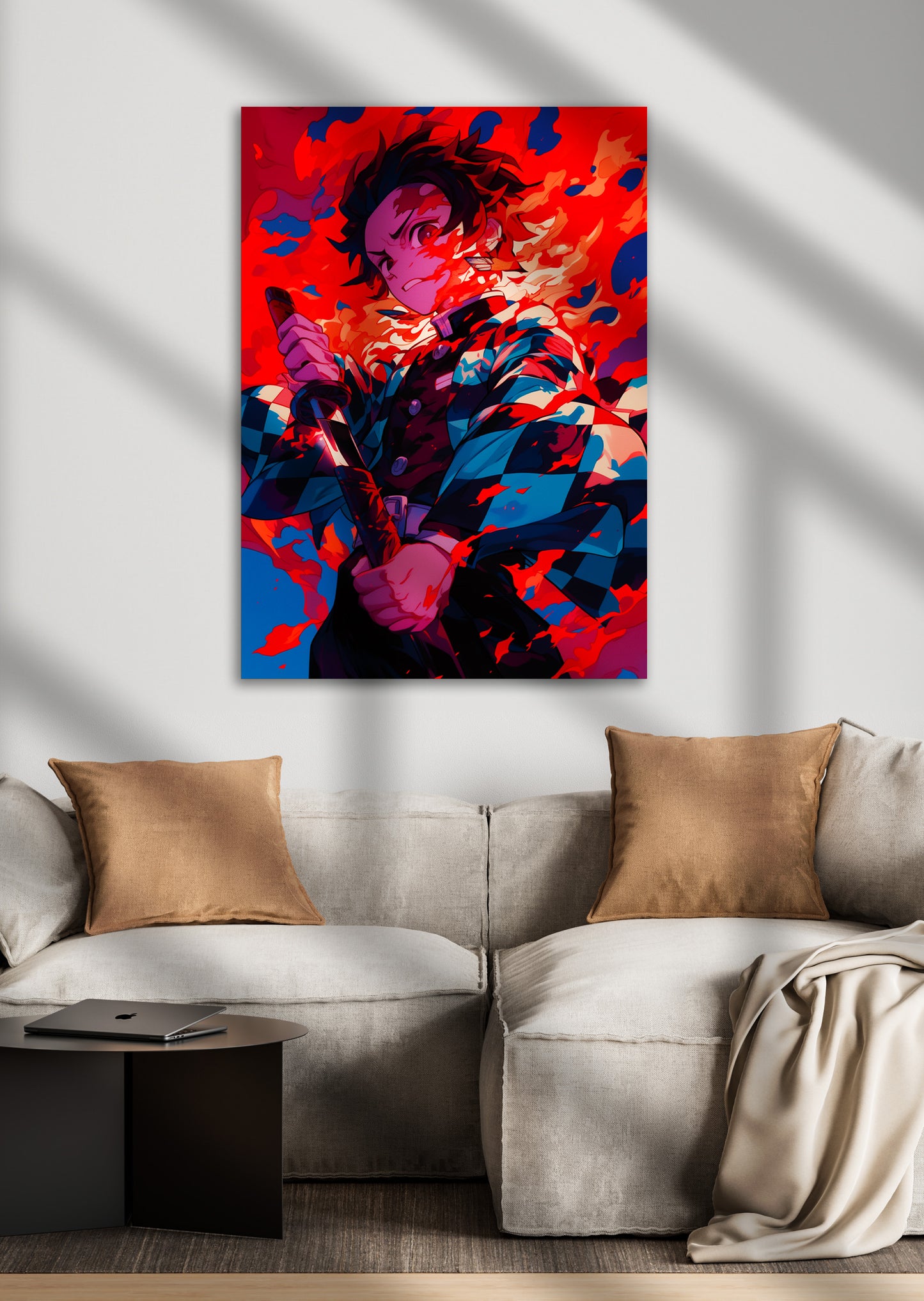 Tanjiro Kamado Demon Slayer Anime Metal Poster