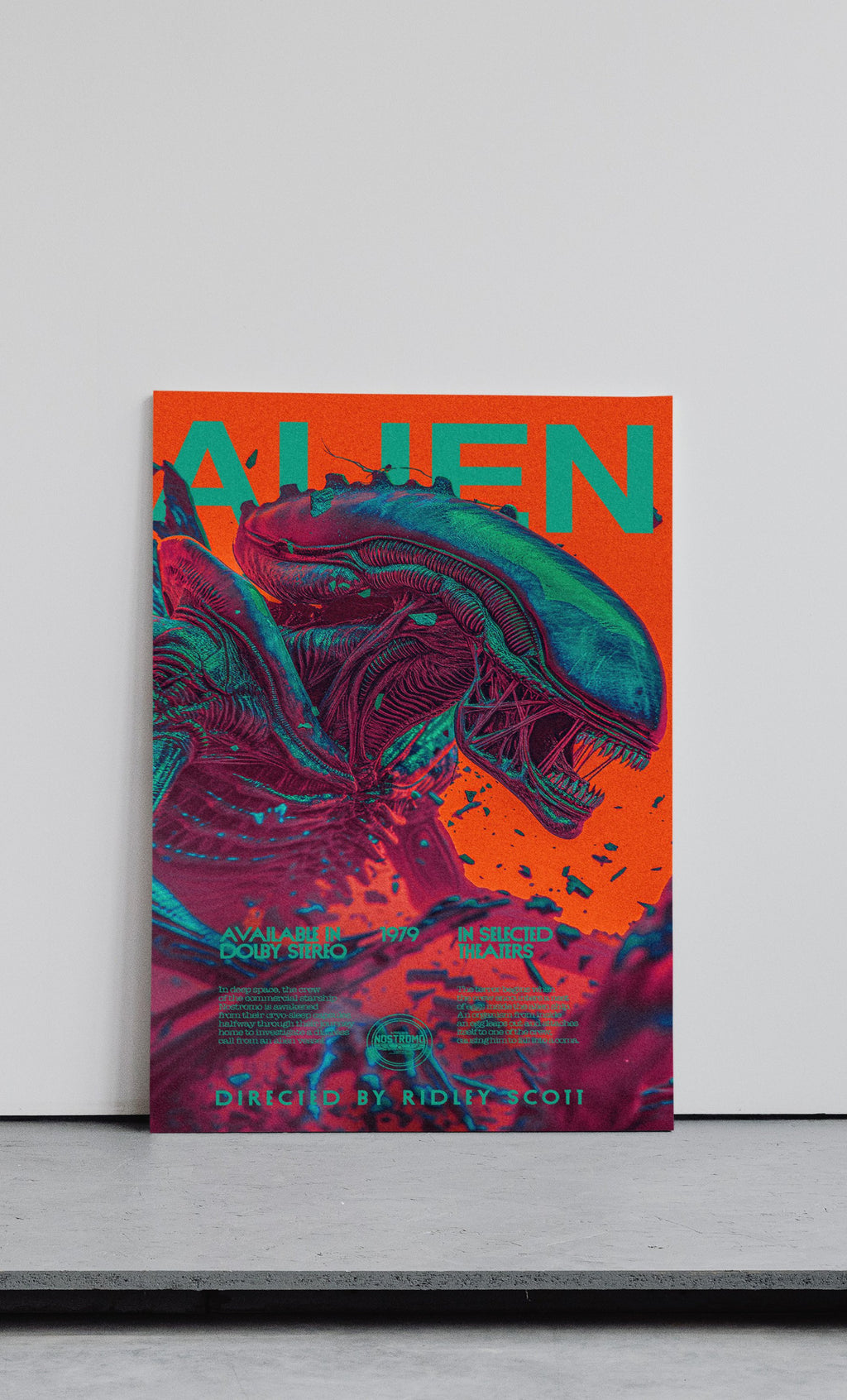 Alien 1979 Movie Vintage Wall Poster