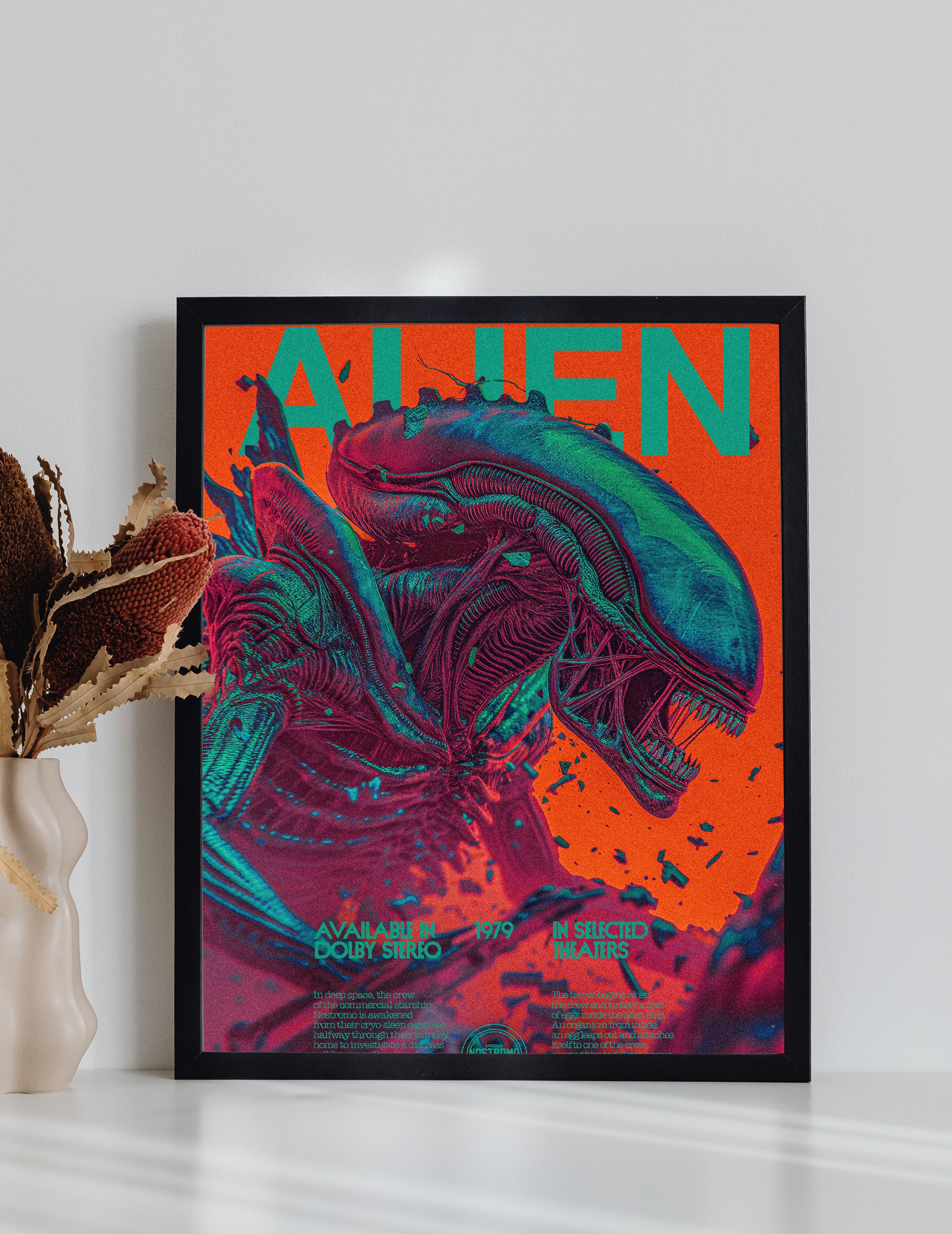 Alien 1979 Movie Vintage Wall Poster