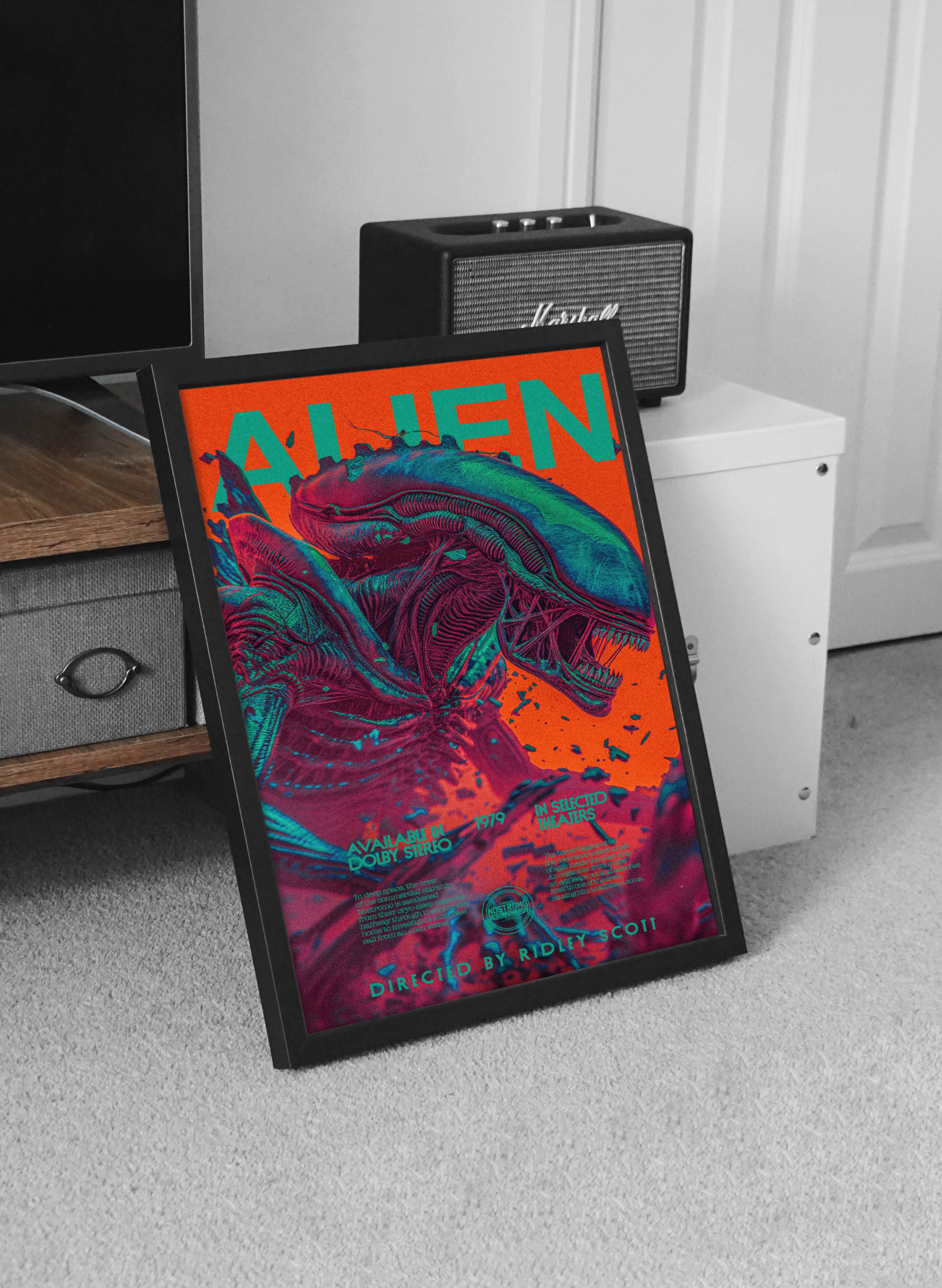 Alien 1979 Movie Vintage Wall Poster