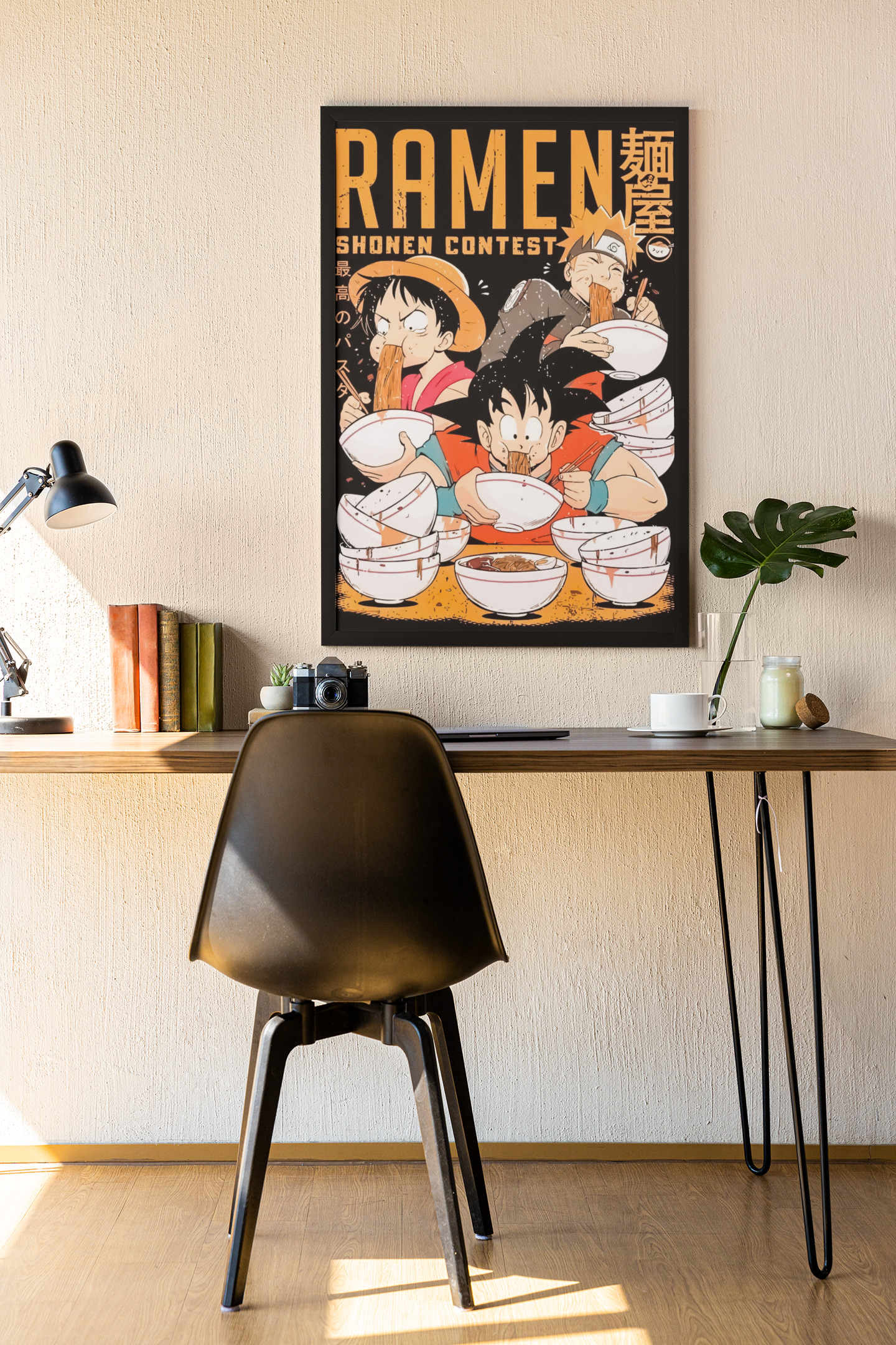 Goku X Naruto X Luffy Big Three Anime Wall Poster