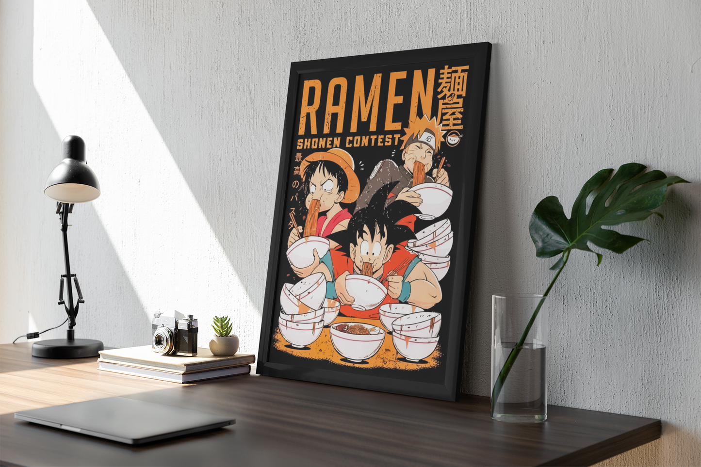 Goku X Naruto X Luffy Big Three Anime Wall Poster