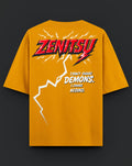 Zenitsu Agatsuma Demon Slayer Anime Oversized T-shirt
