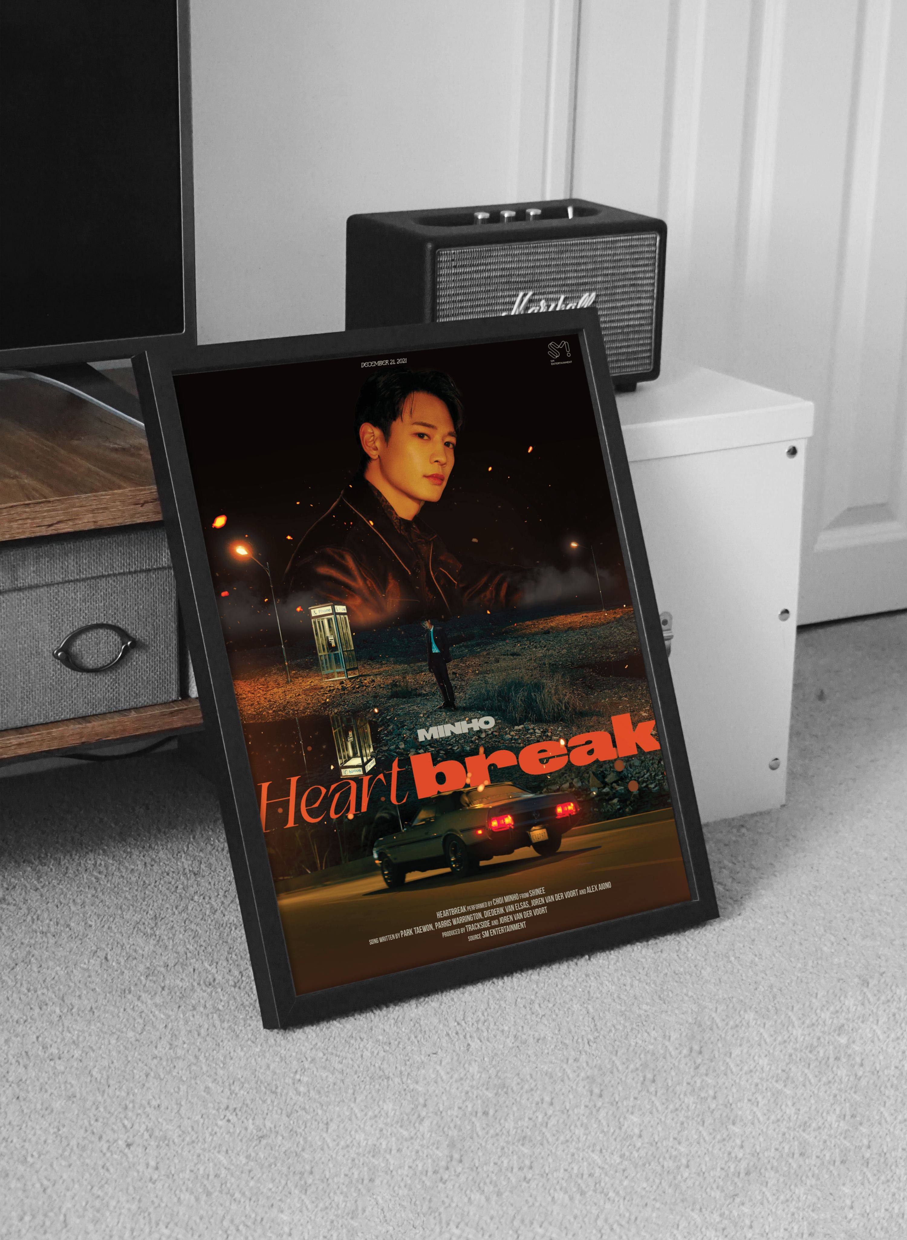Choi Min-ho K-pop Singer Heartbreak Wall Poster