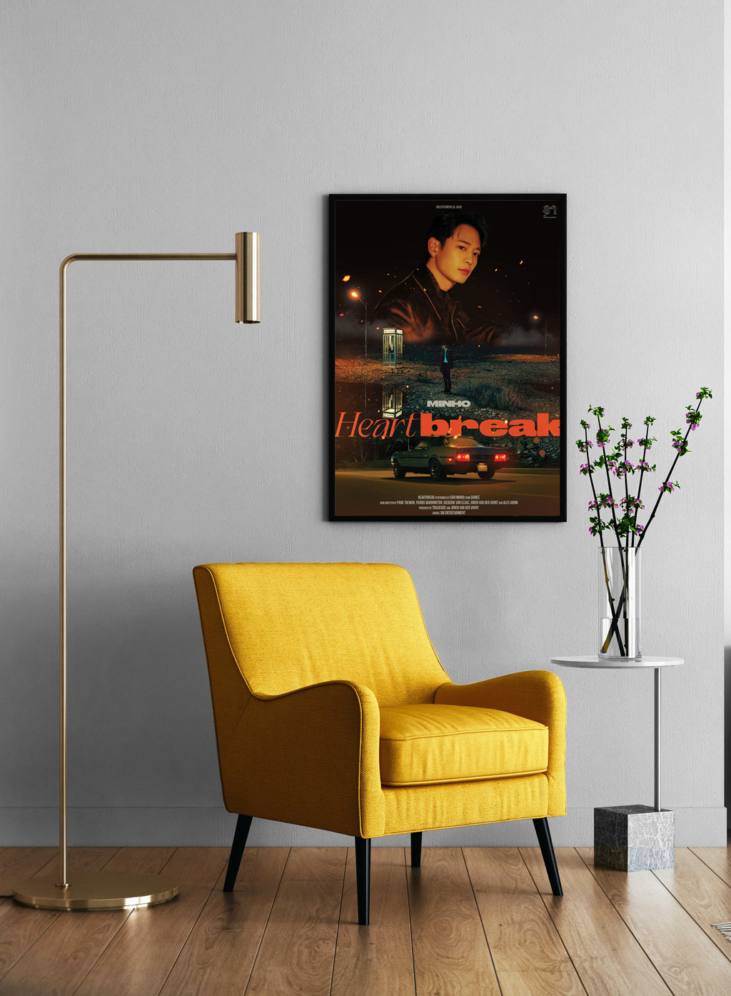 Choi Min-ho K-pop Singer Heartbreak Wall Poster