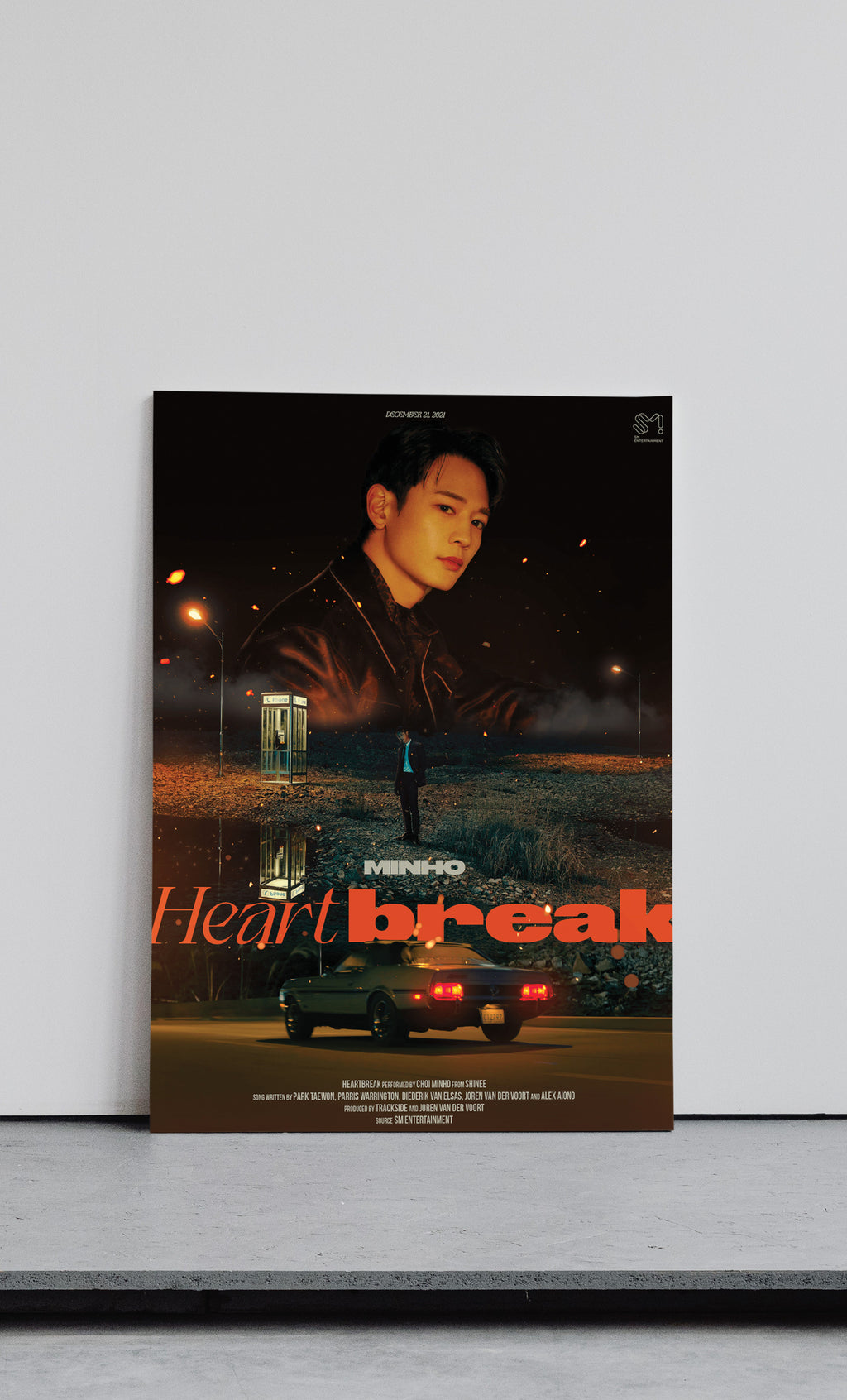 Choi Min-ho K-pop Singer Heartbreak Wall Poster