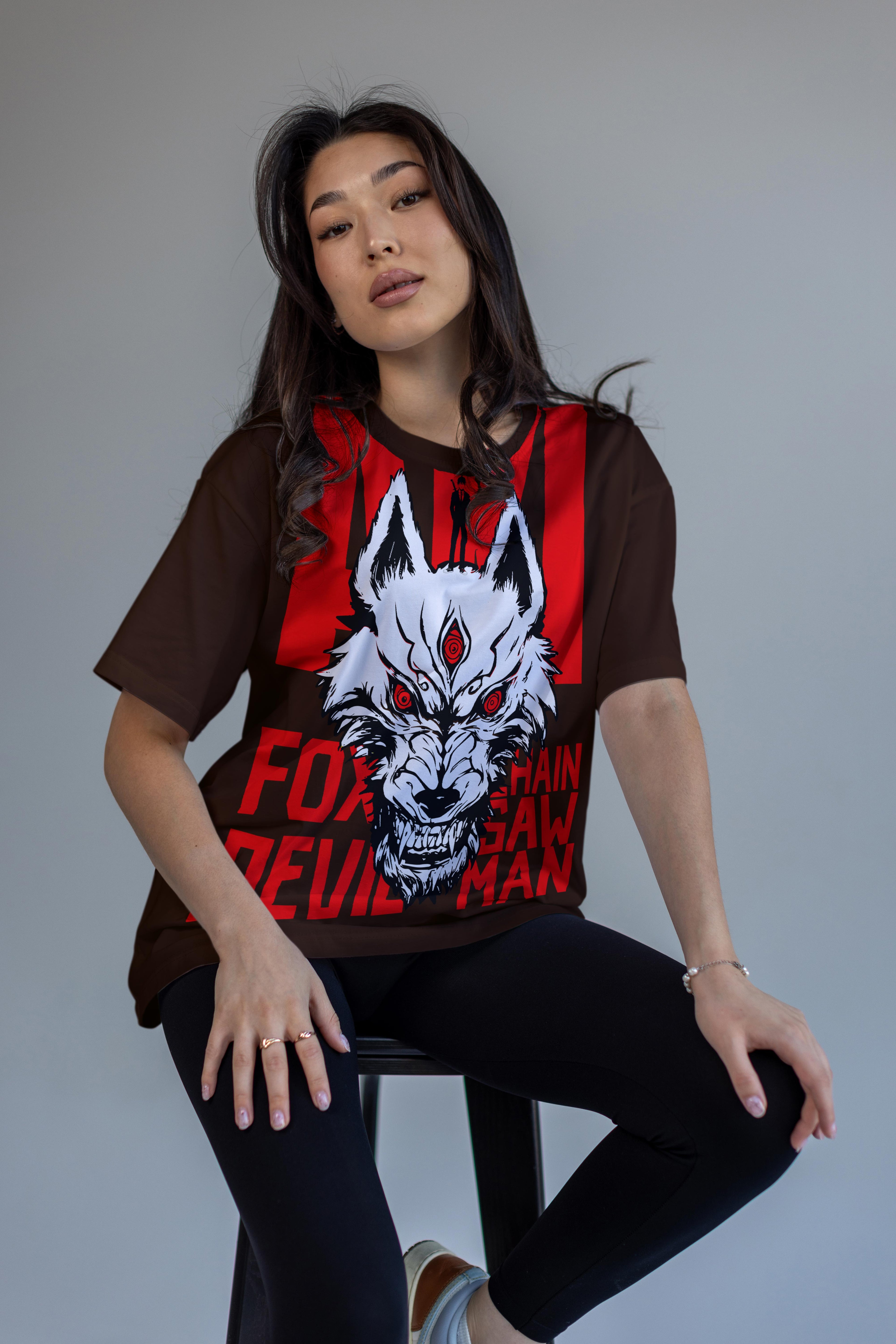 Cursed Fox Summoner Oversized T-shirt
