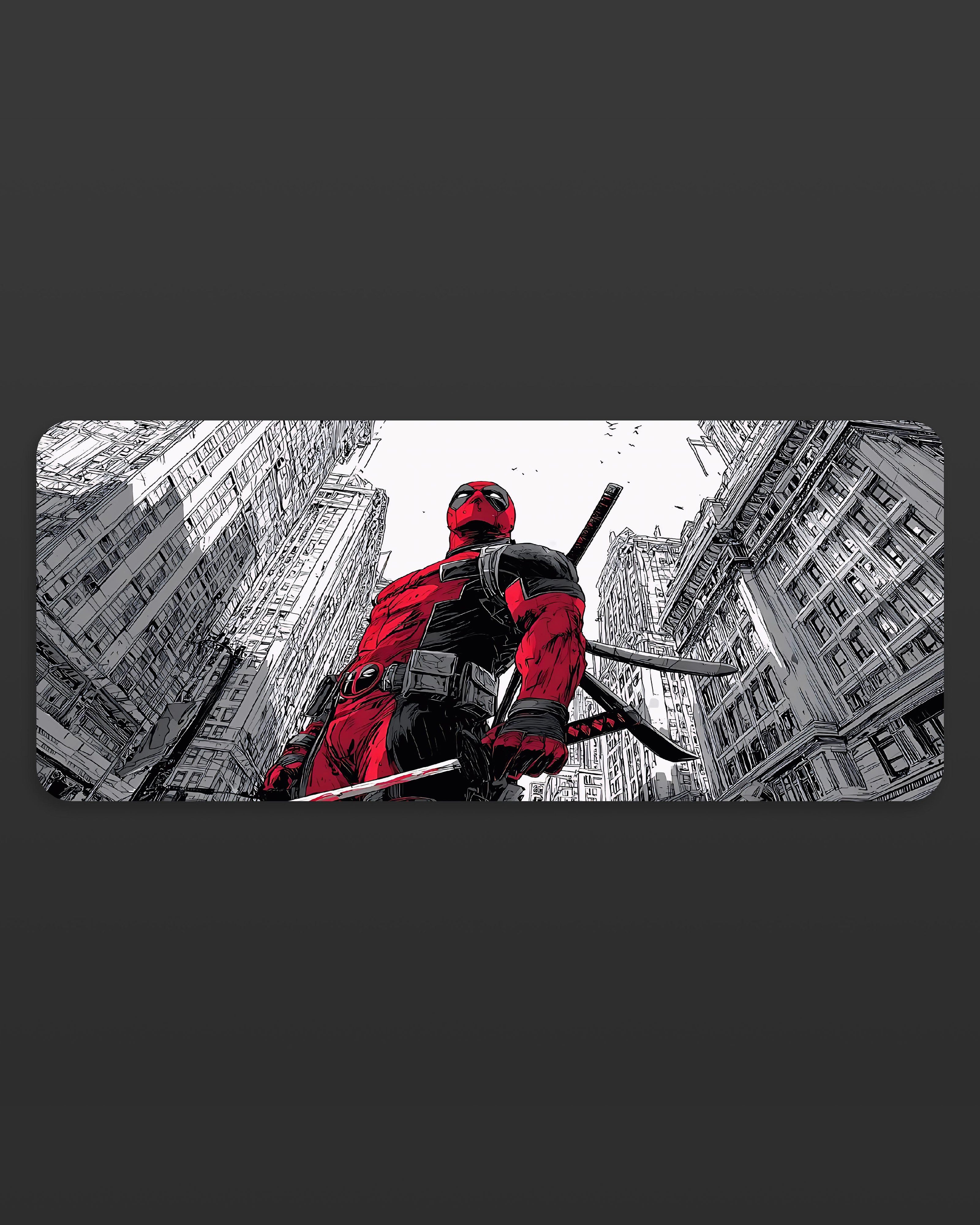 Deadpool Desk Mat – Comic Energy Gaming Pad  58 × 28 cm Smooth Surface
