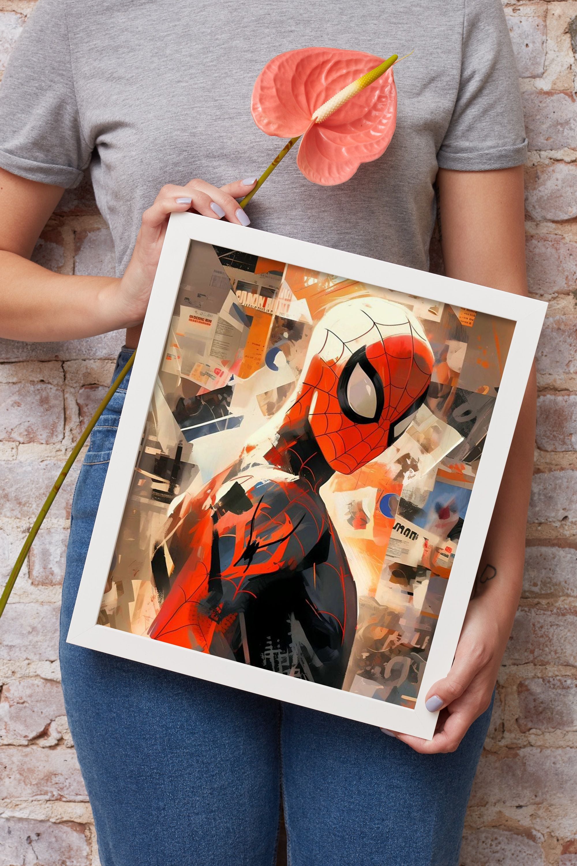Spider-Man Marvel Painting Wall Poster