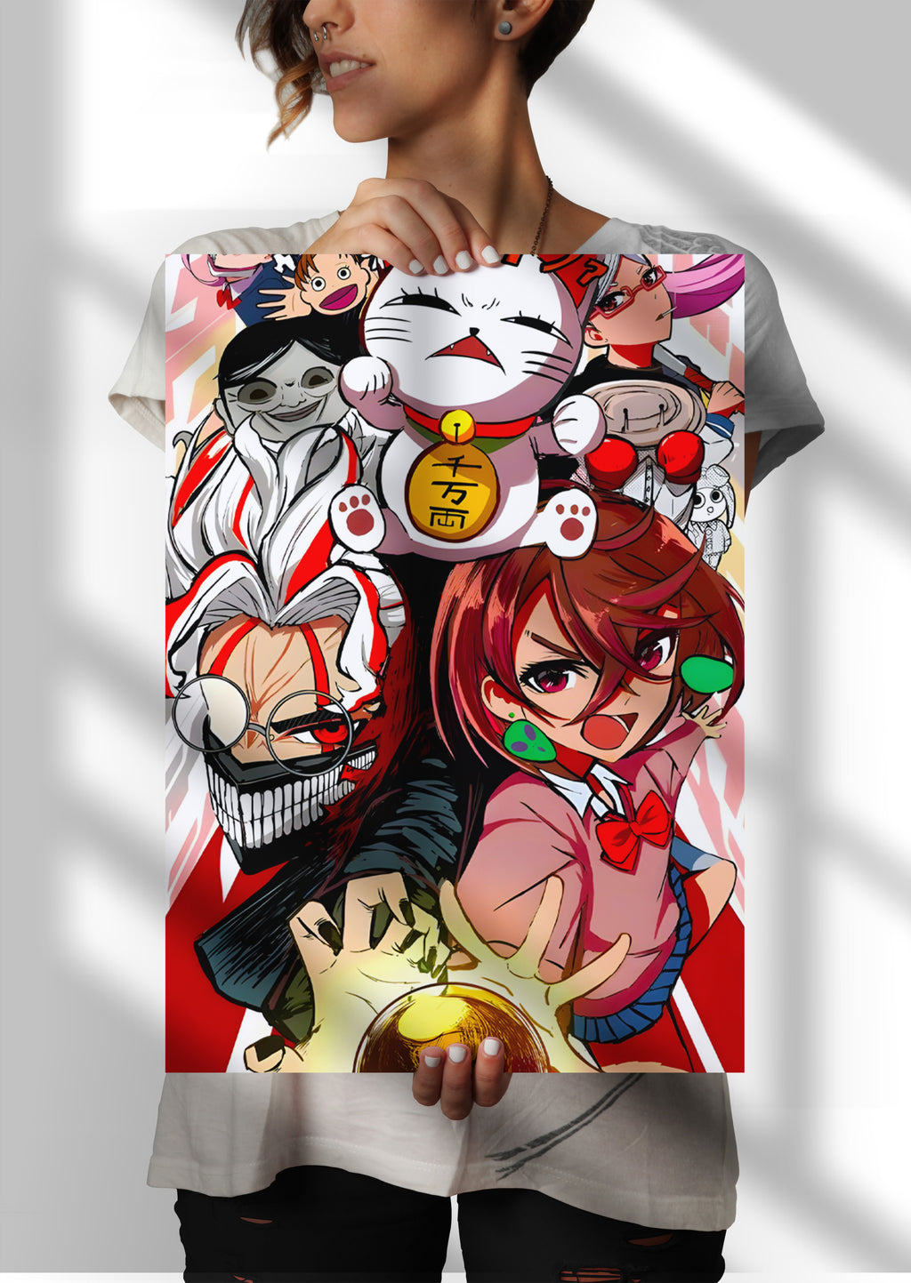 Dandadan Anime Metal Poster