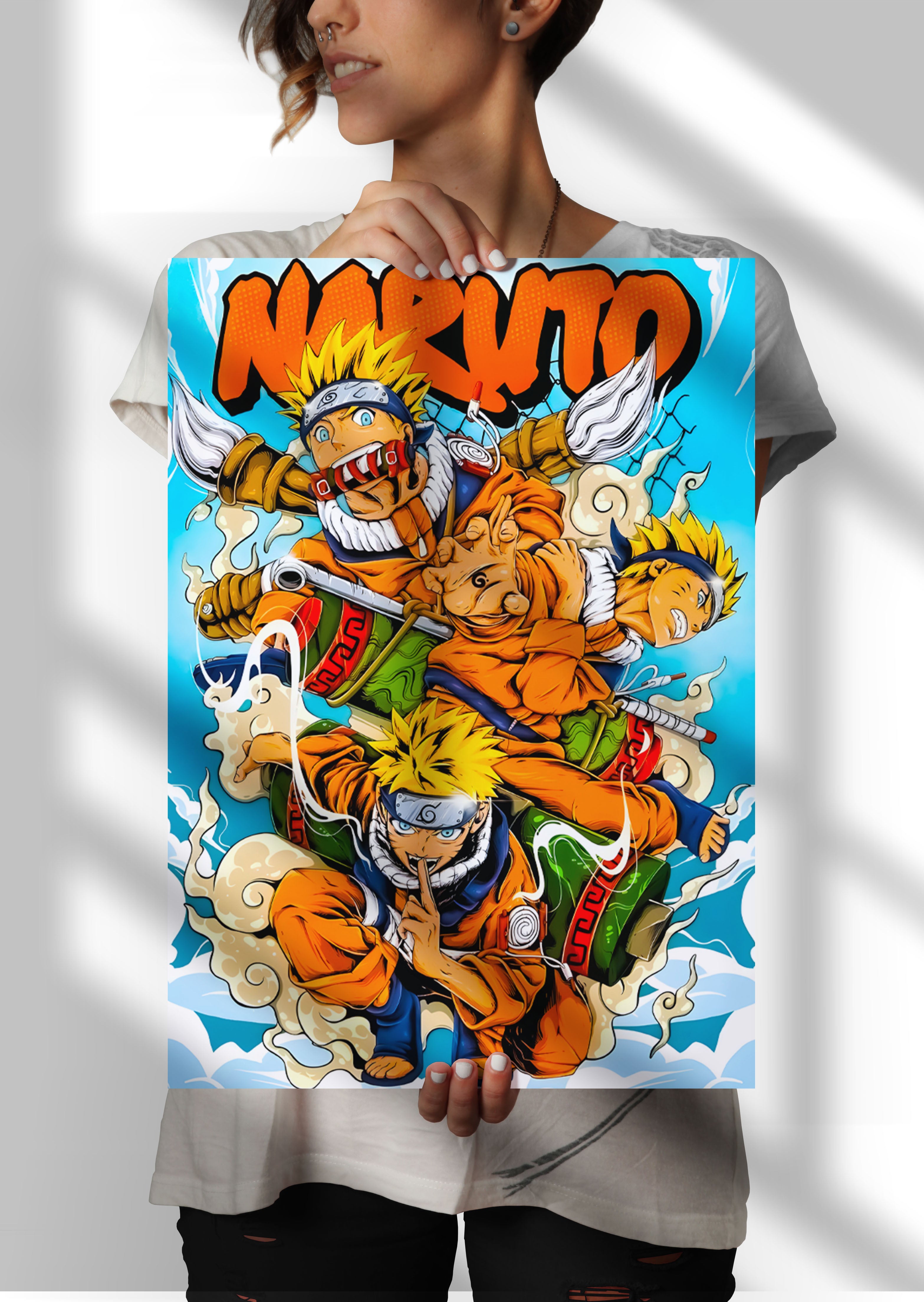Naruto Anime Metal Poster