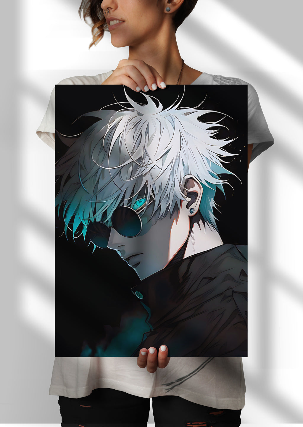 Jujutsu Kaisen Satoru Gojo Anime Metal Poster