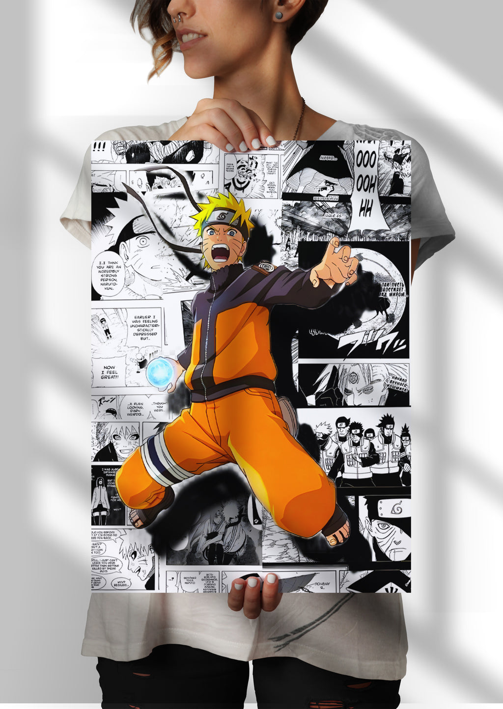 Naruto Shippuden Naruto Manga Anime Metal Poster