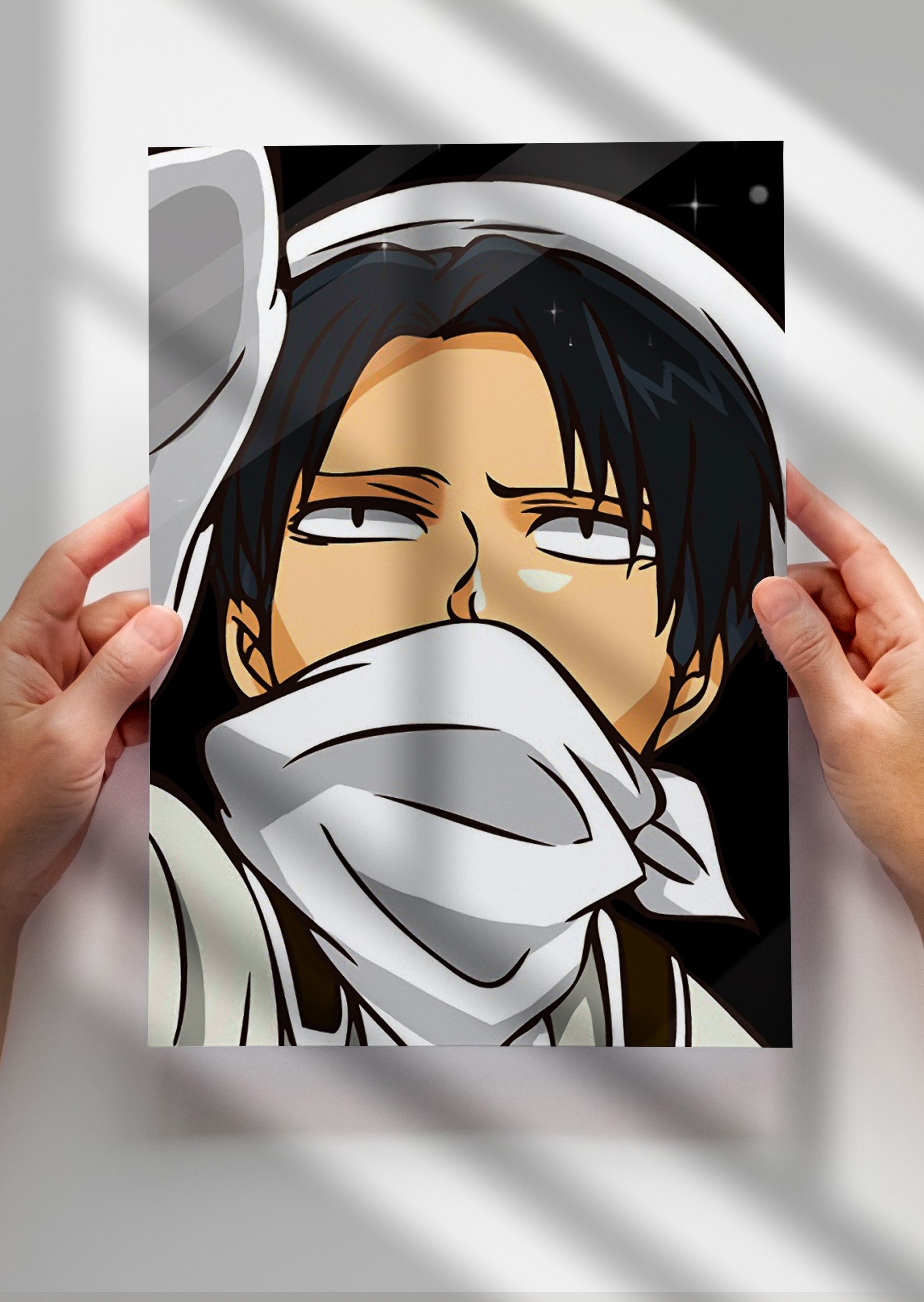 Attack on Titan Levi Ackerman Anime Metal Poster