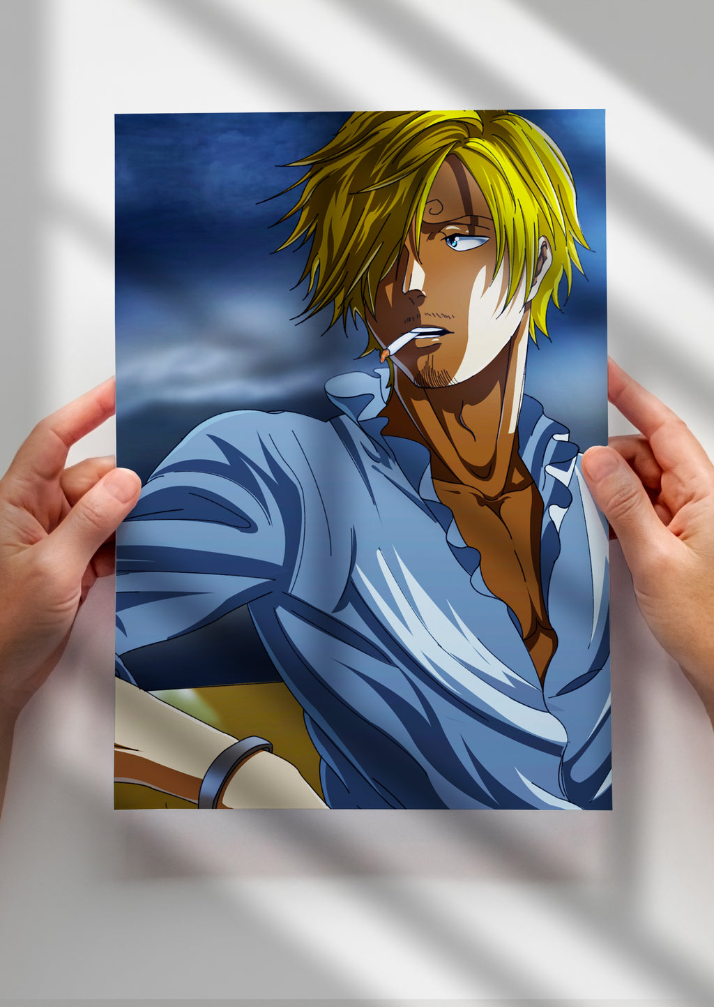 Sanji One Piece Anime Metal Poster