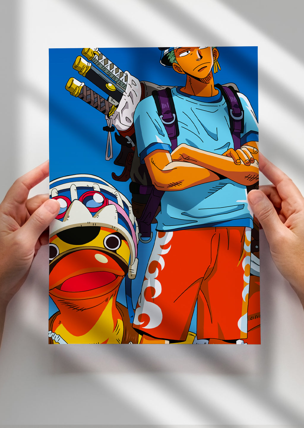 Roronoa Zoro One Piece Albasta Arc Anime Metal Poster