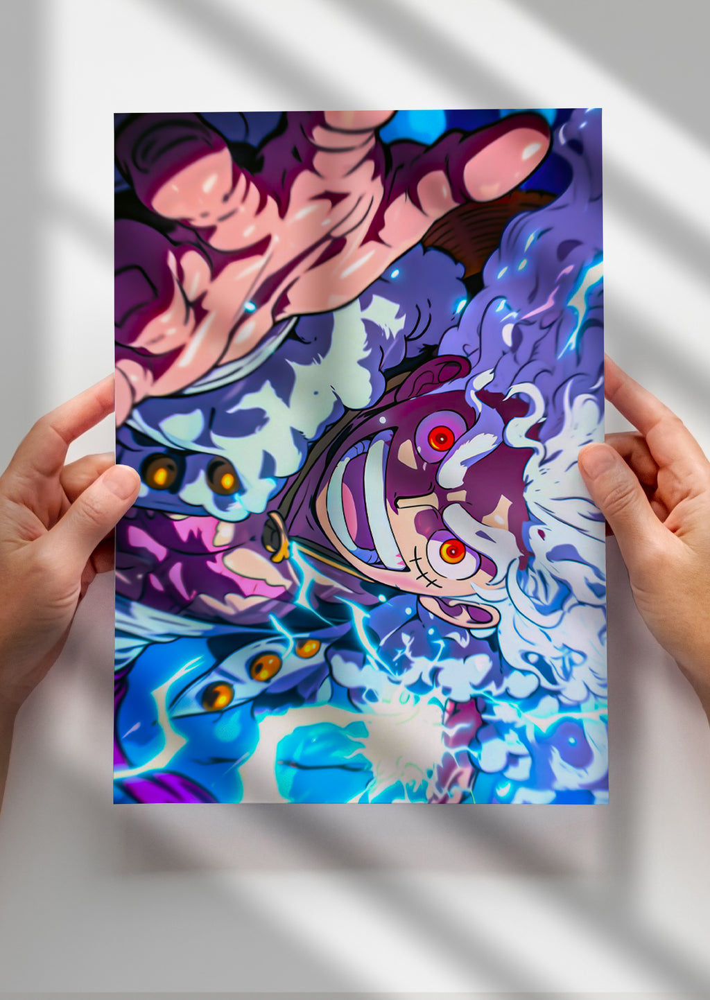 Luffy Gear 5 Anime Metal Poster