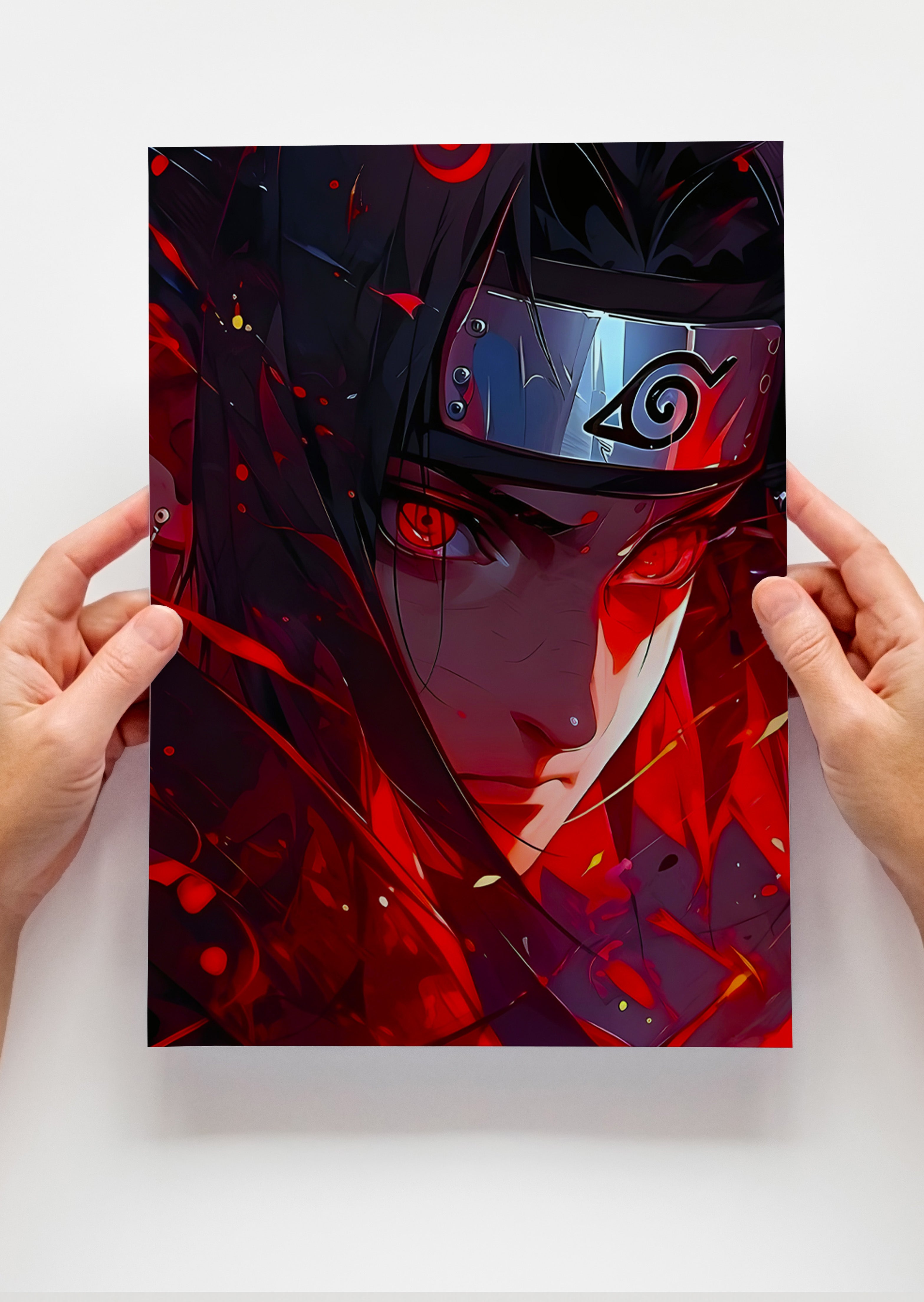 Itachi Uchiha Sharingan Naruto Shippuden Anime Wall Poster