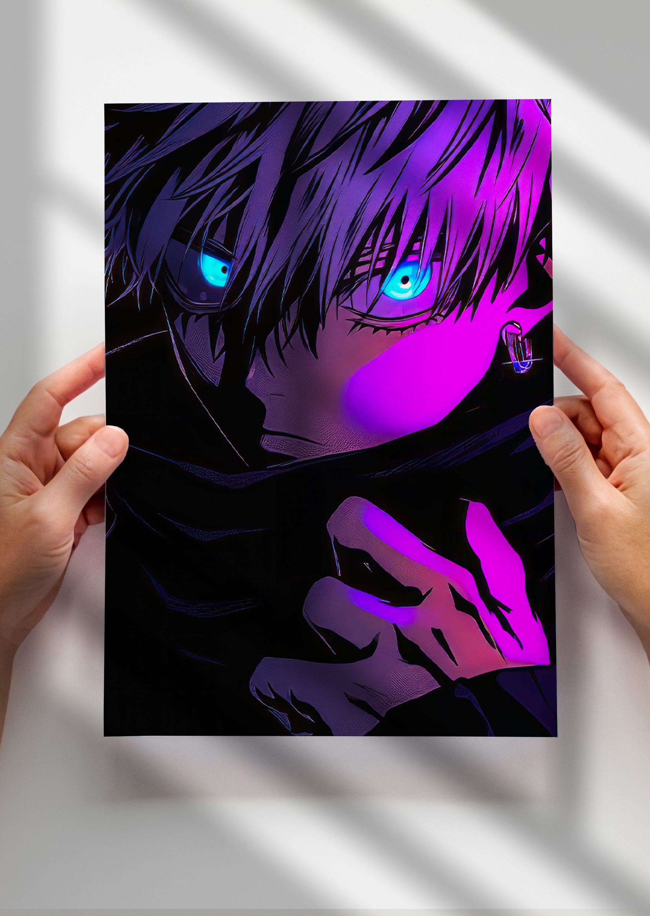 Jujutsu Kaisen Gojo Anime Metal Poster