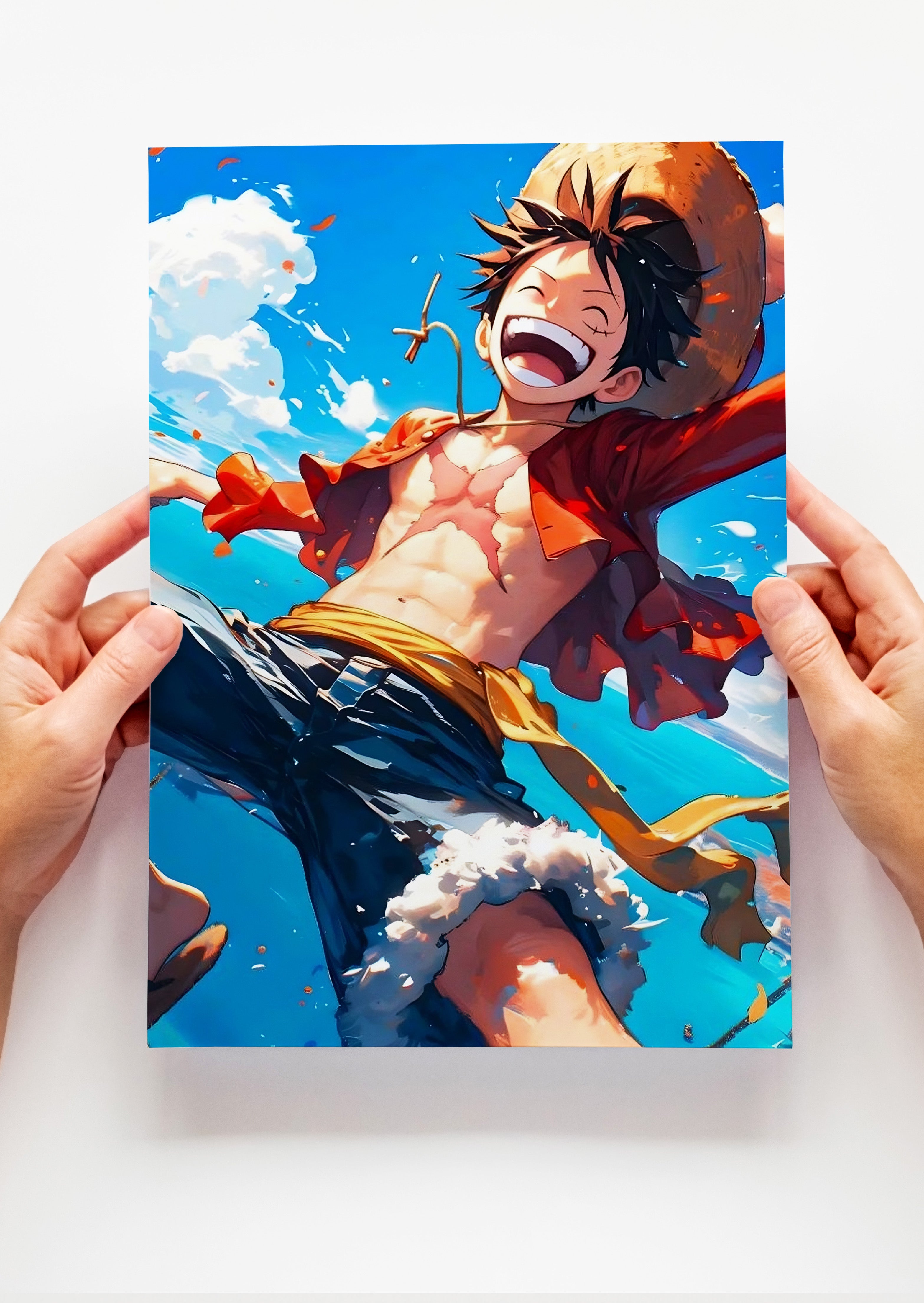 Monkey D Luffy One Piece Anime Metal Poster
