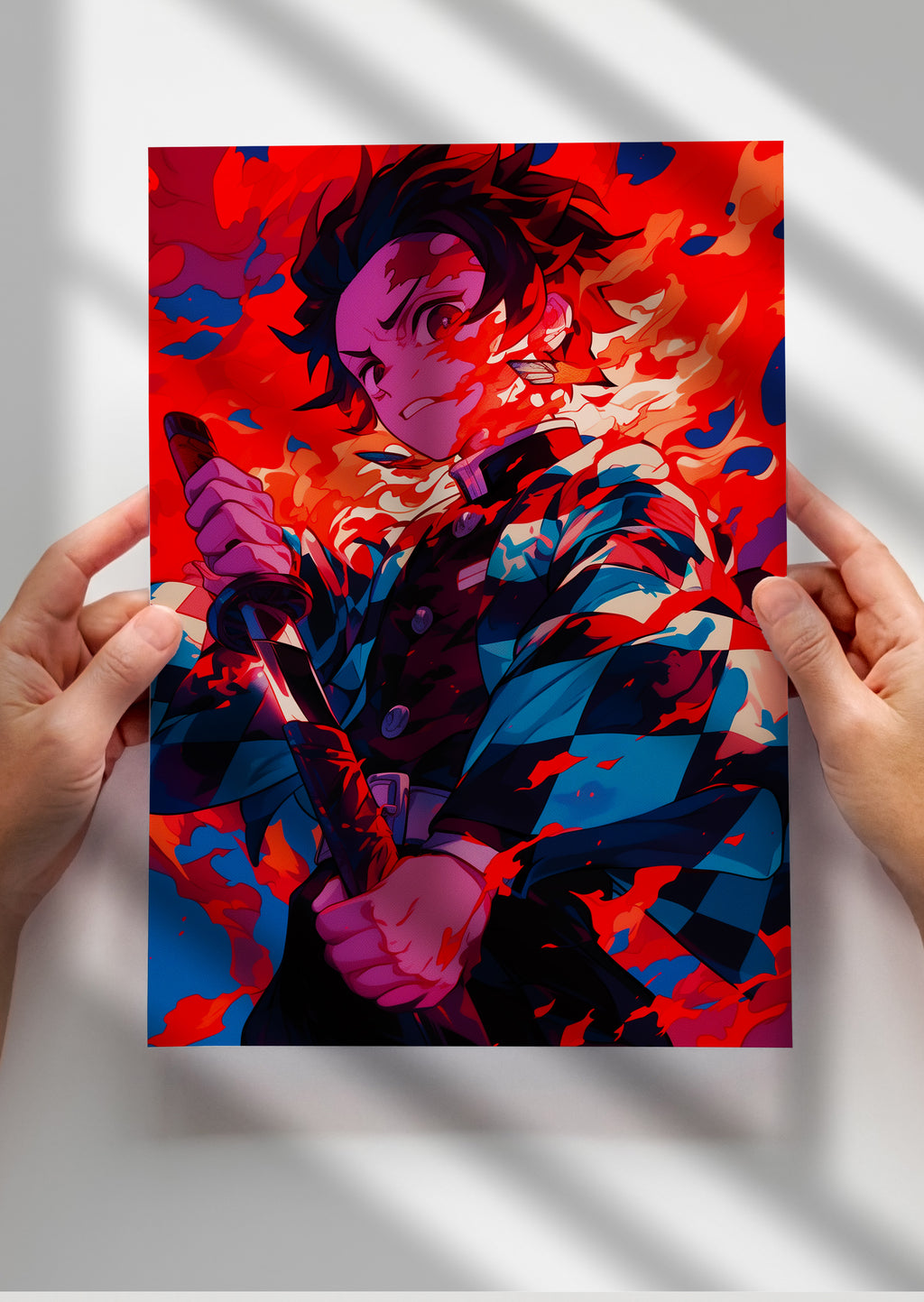 Tanjiro Kamado Demon Slayer Anime Metal Poster