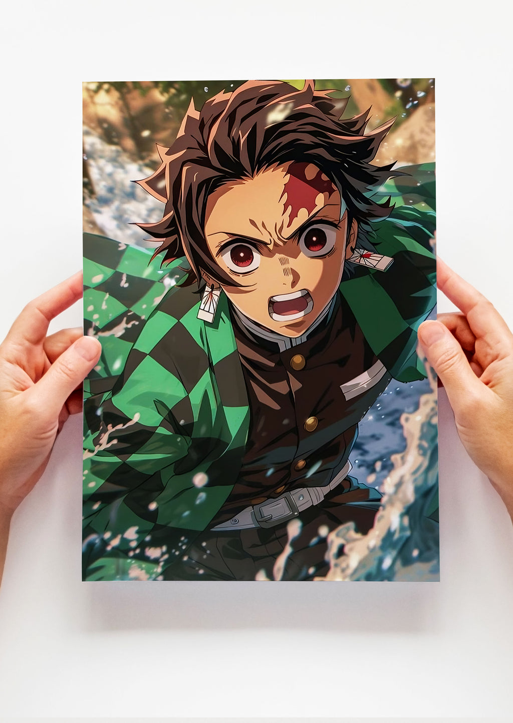 Tanjiro Kamado Kimetsu No Yaiba Anime Metal Poster