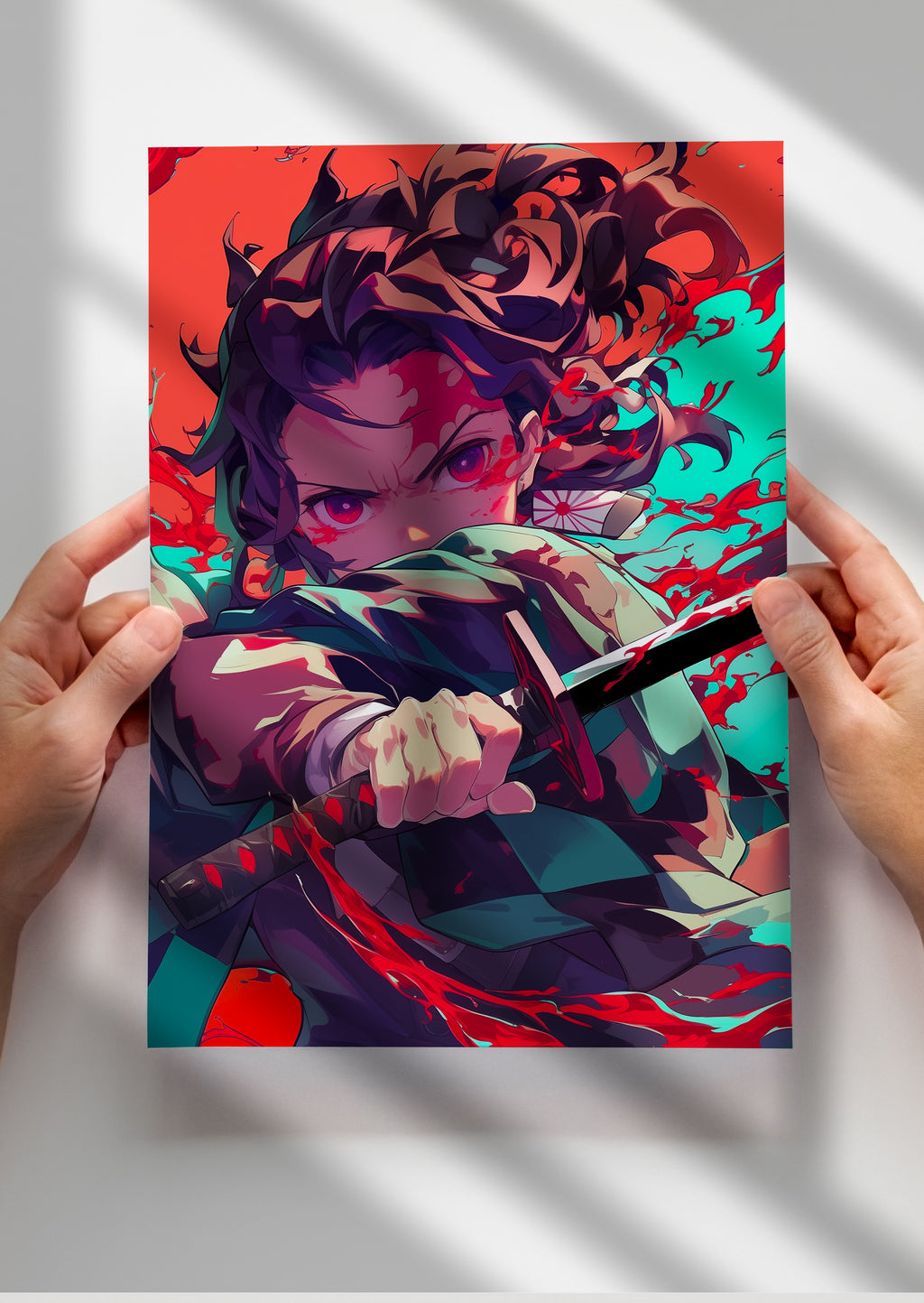 Tanjiro Demon Slayer Anime Metal Poster