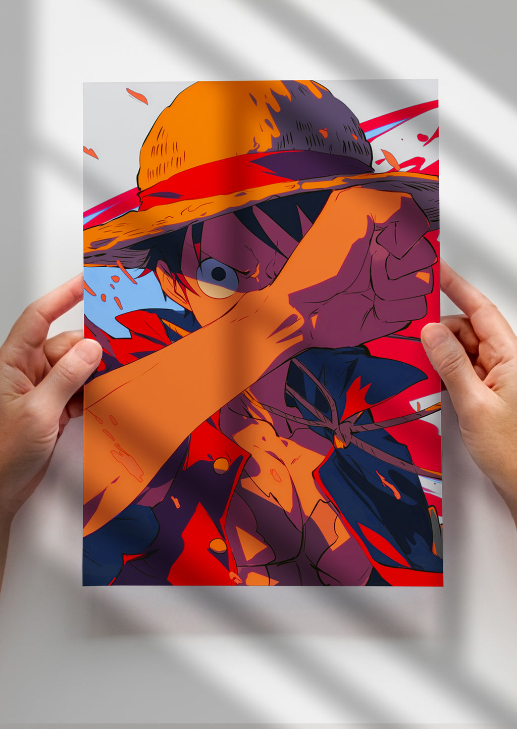 Monkey D Luffy One Piece Anime Metal Poster