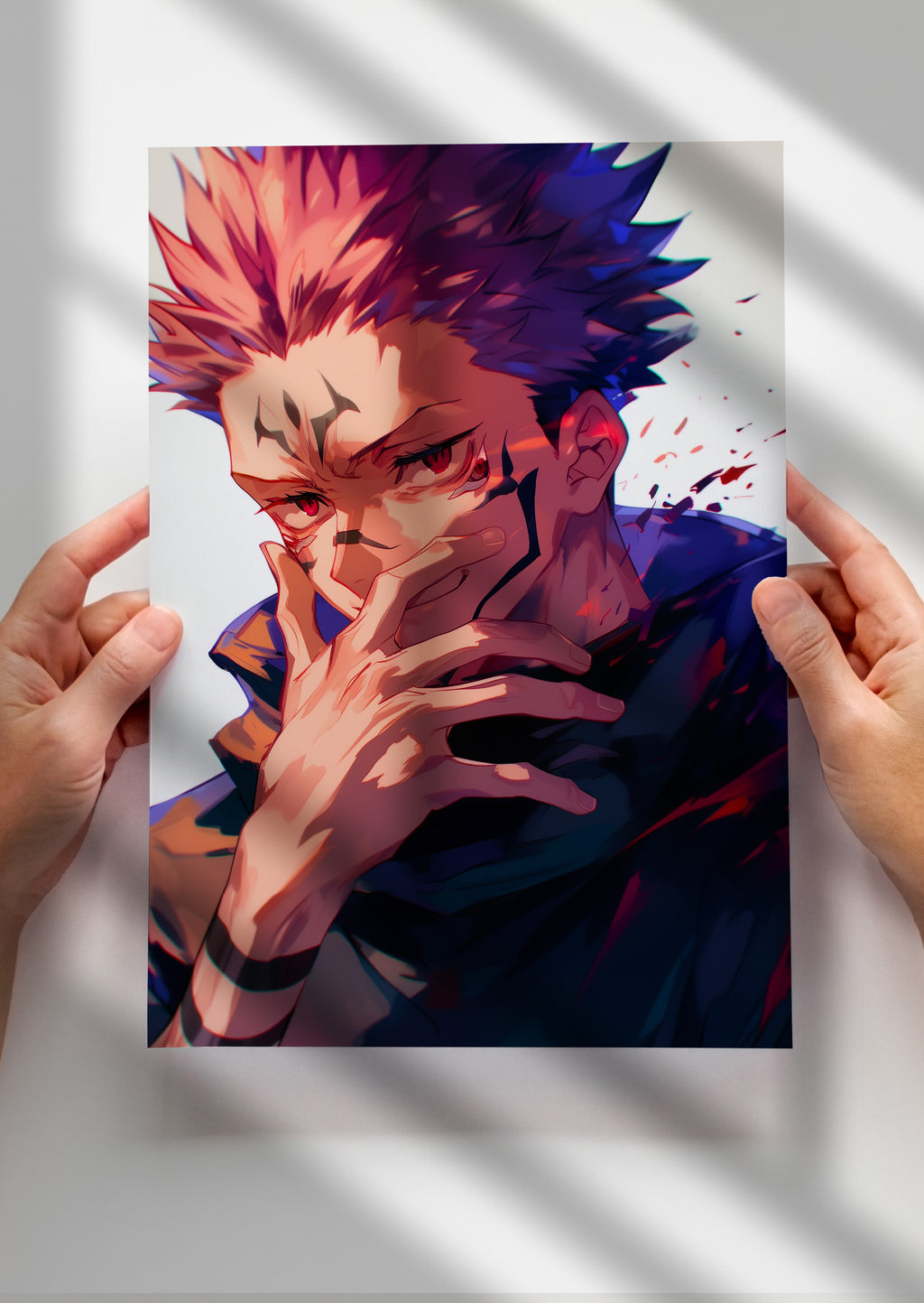 Sukuna Ryomen Jujutsu Kaisen Anime Metal Poster