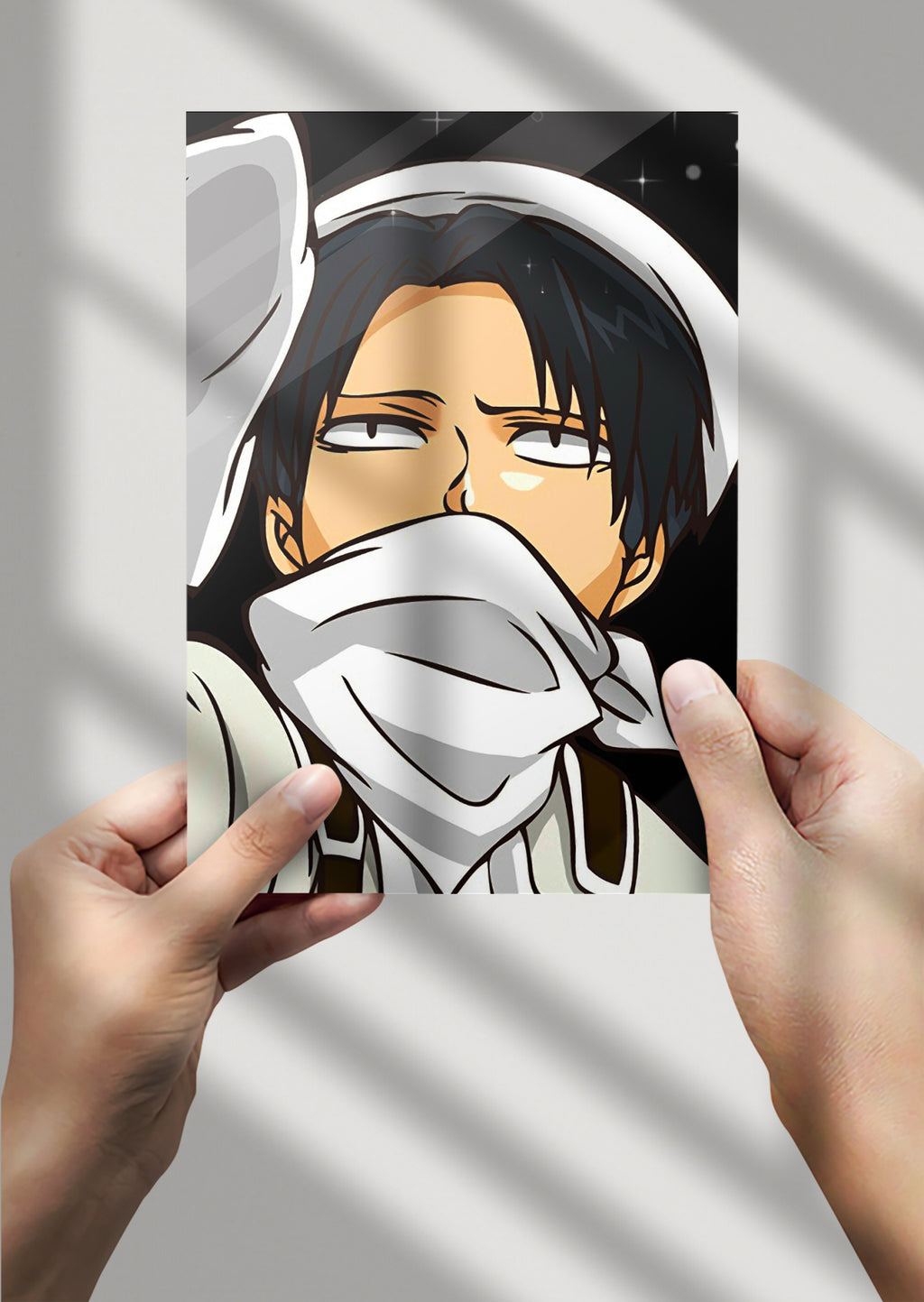 Attack on Titan Levi Ackerman Anime Metal Poster
