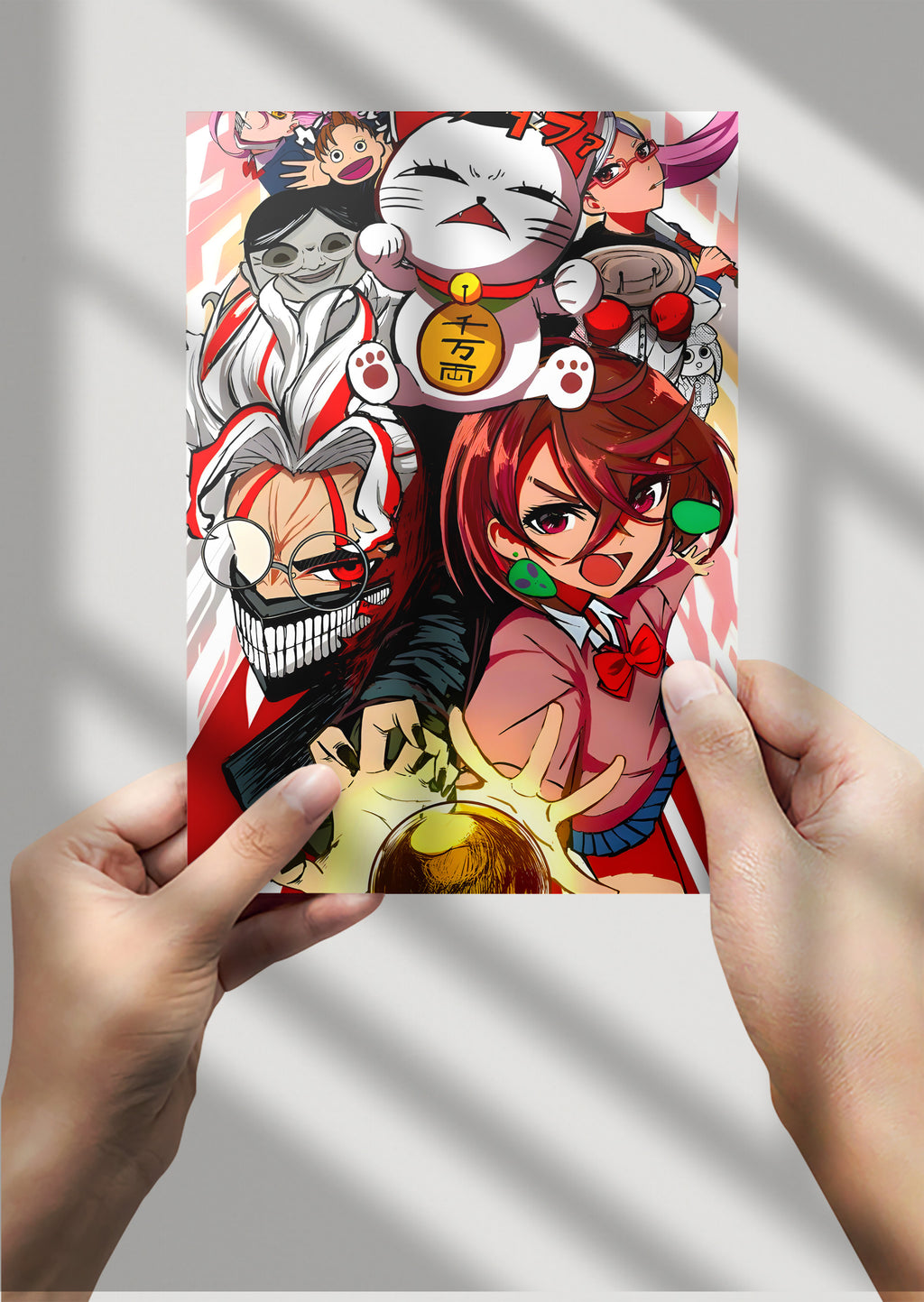 Dandadan Anime Metal Poster