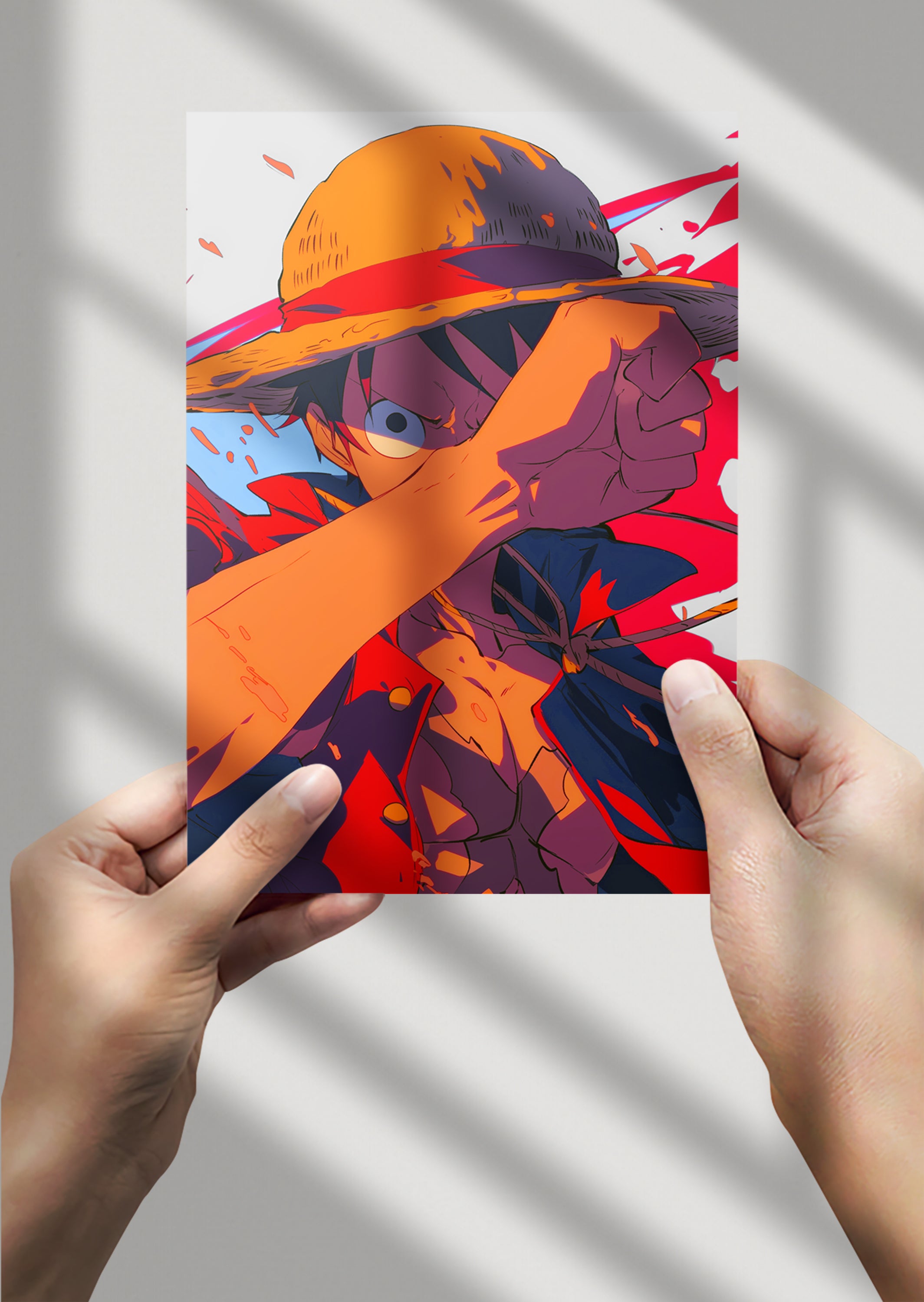 Monkey D Luffy One Piece Anime Metal Poster