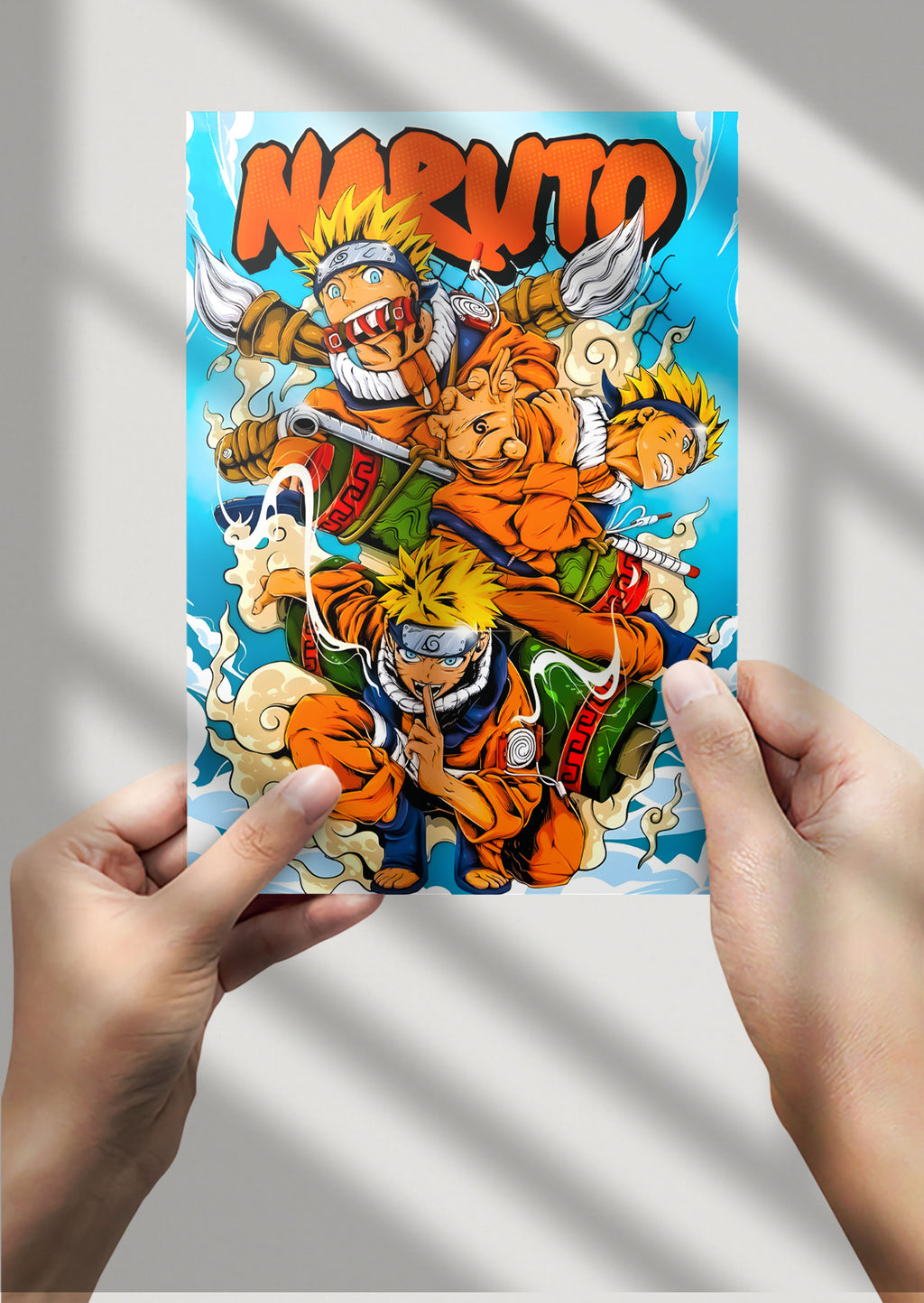 Naruto Anime Metal Poster