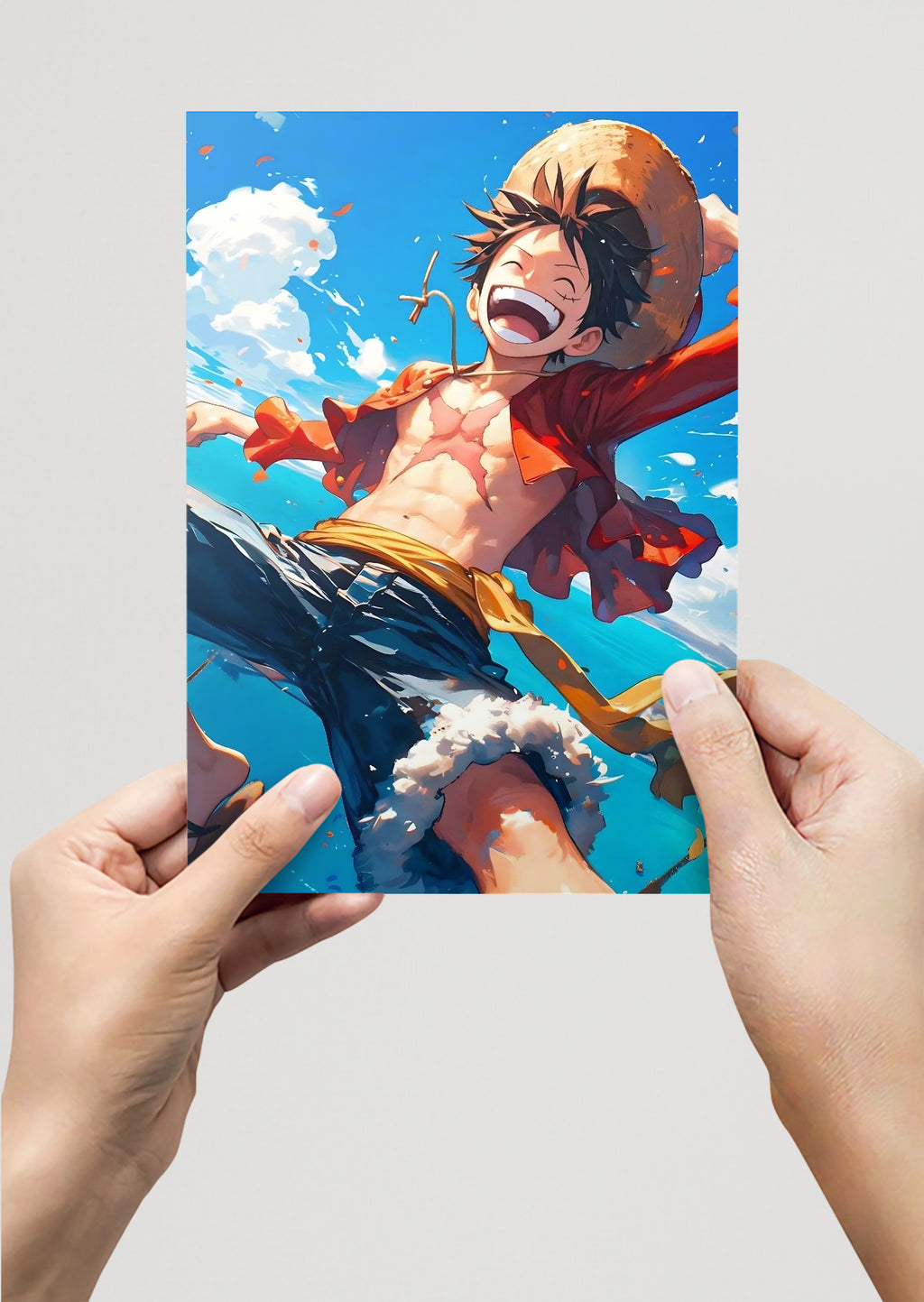 Monkey D Luffy One Piece Anime Metal Poster