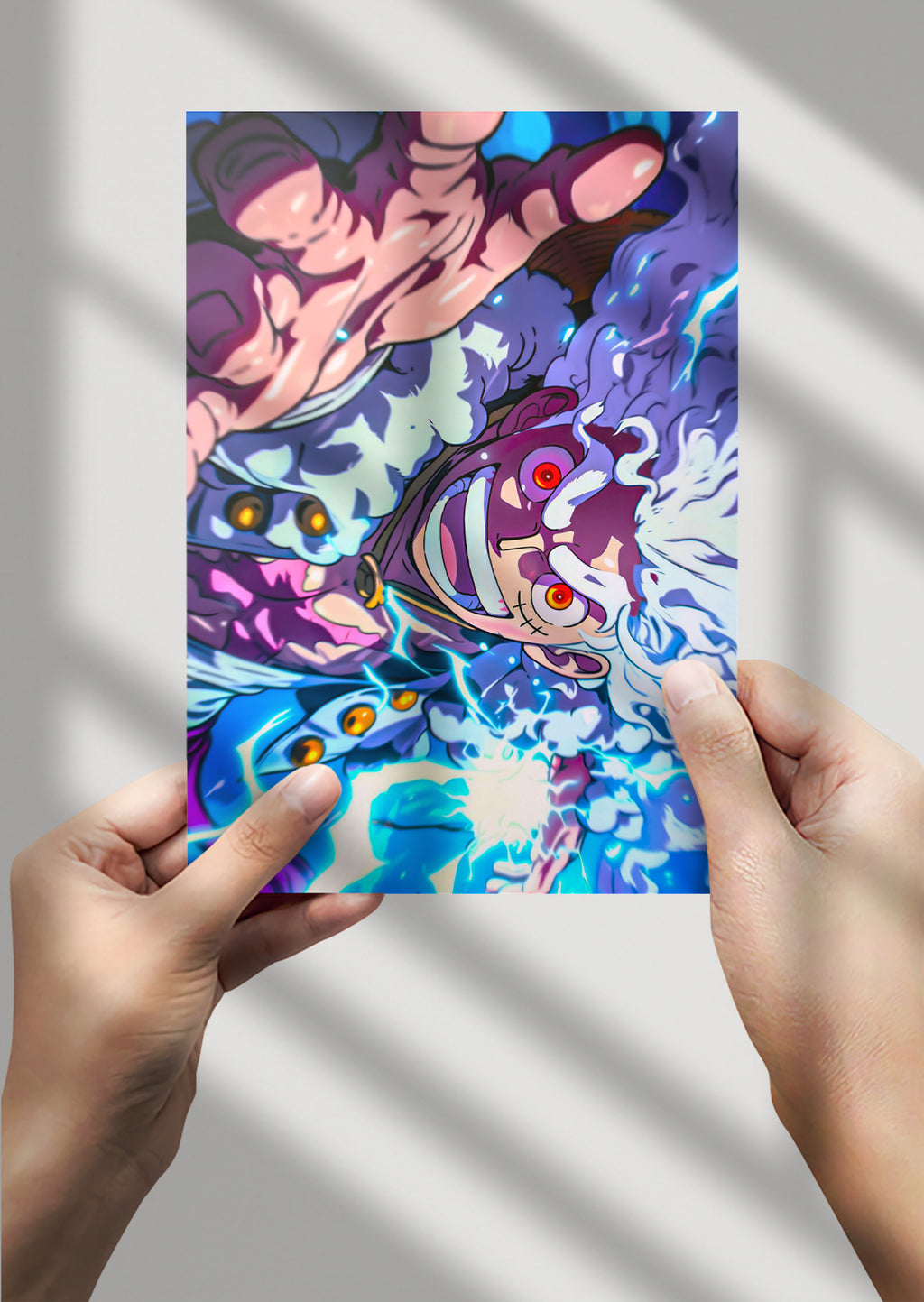 Luffy Gear 5 Anime Metal Poster