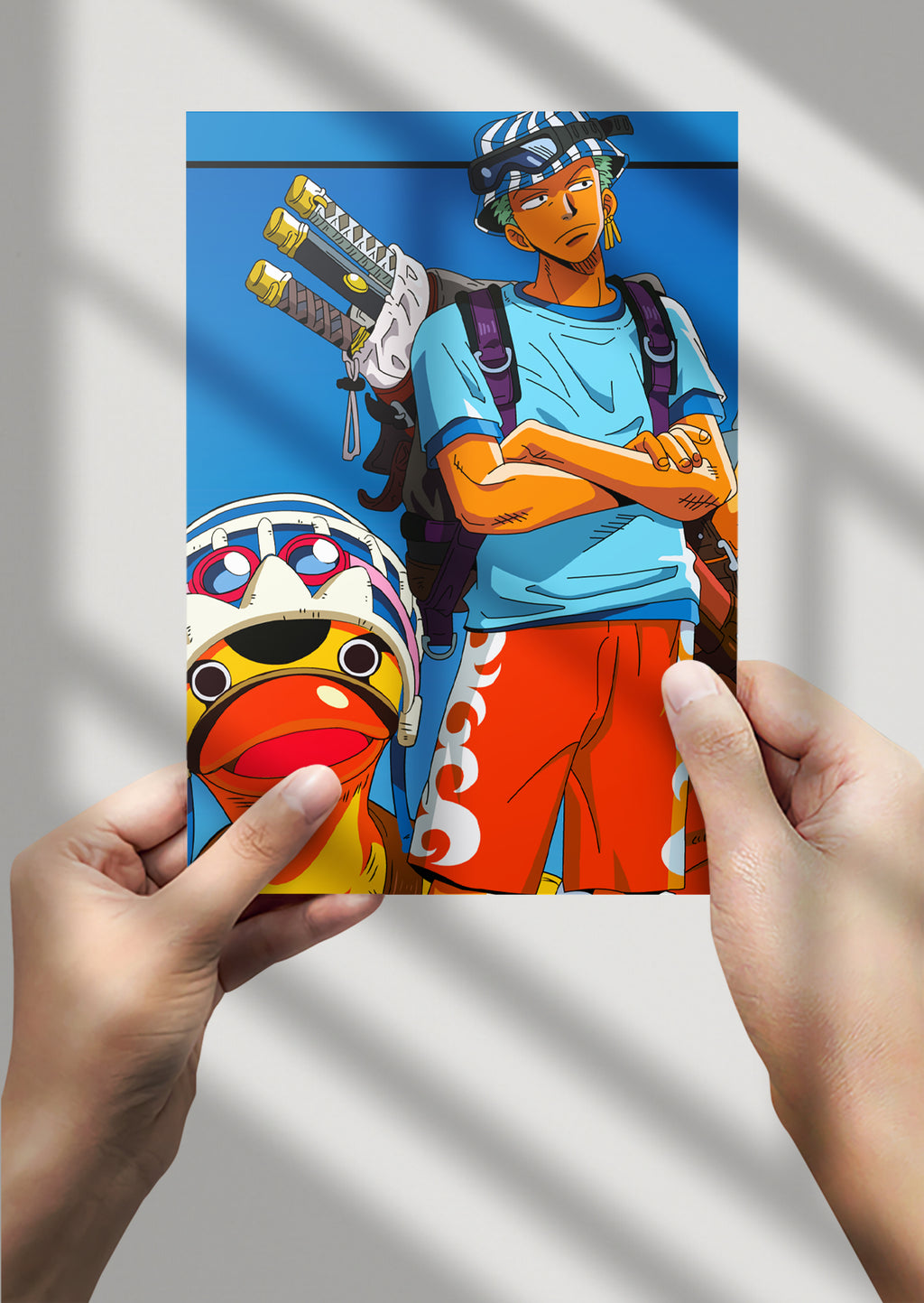 Roronoa Zoro One Piece Albasta Arc Anime Metal Poster