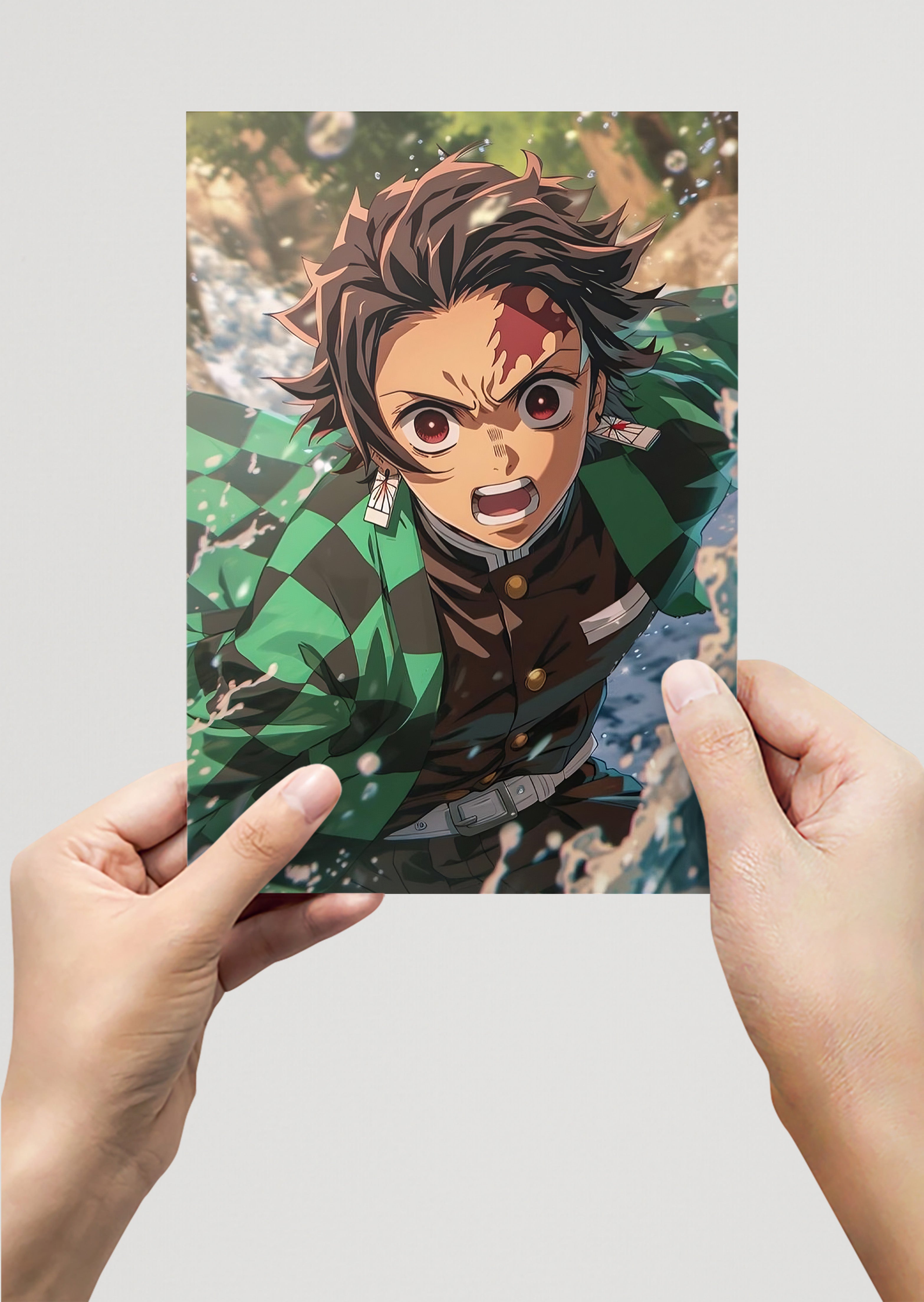 Tanjiro Kamado Kimetsu No Yaiba Anime Metal Poster