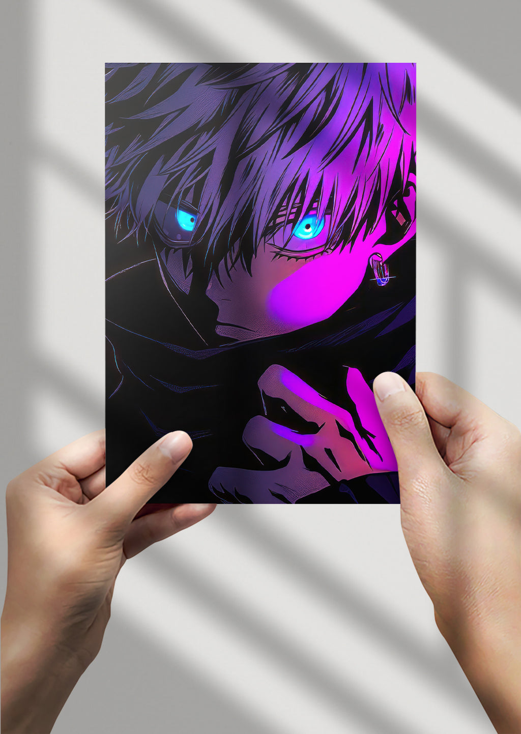 Jujutsu Kaisen Gojo Anime Metal Poster