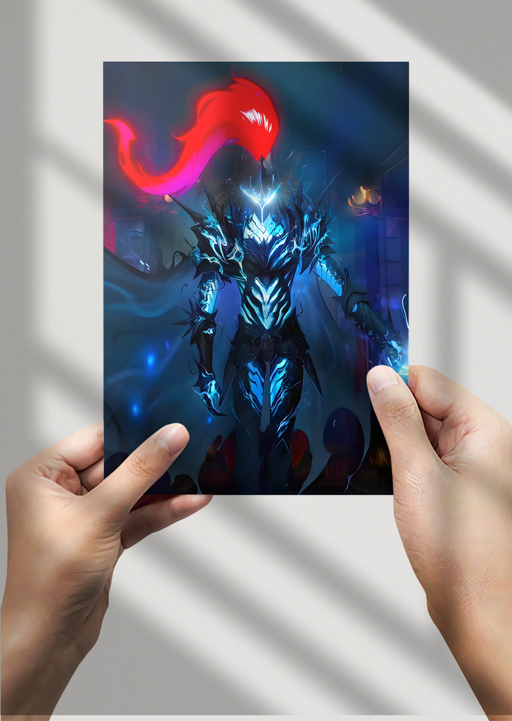 Solo Leveling Igris Anime Metal Poster