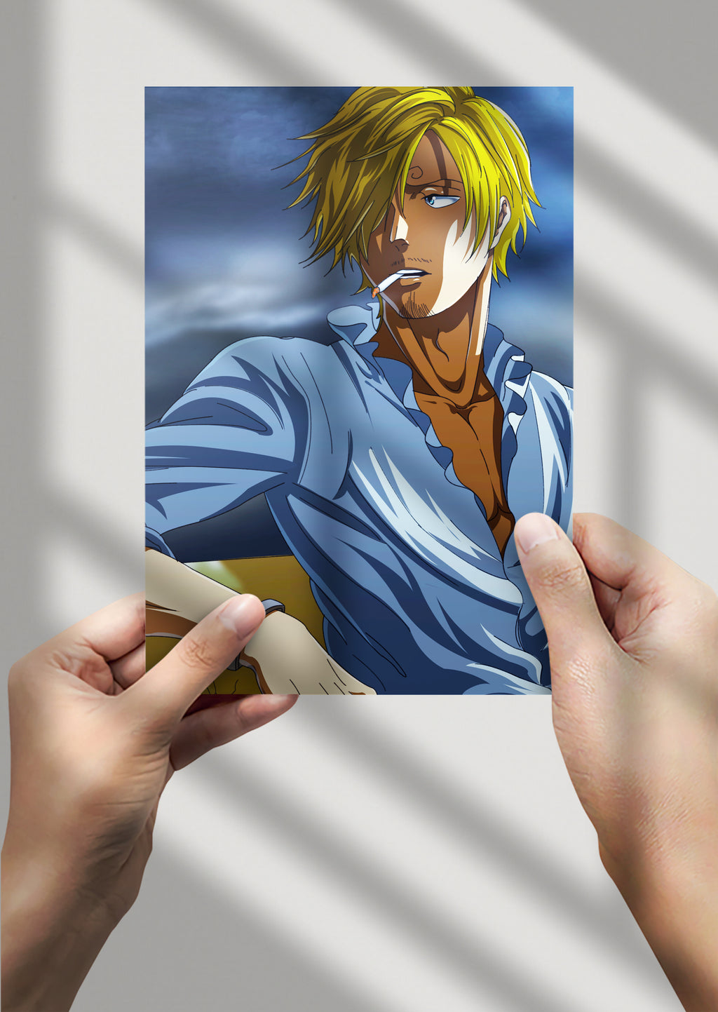 Sanji One Piece Anime Metal Poster