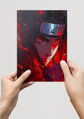 Itachi Uchiha Sharingan Naruto Shippuden Anime Wall Poster