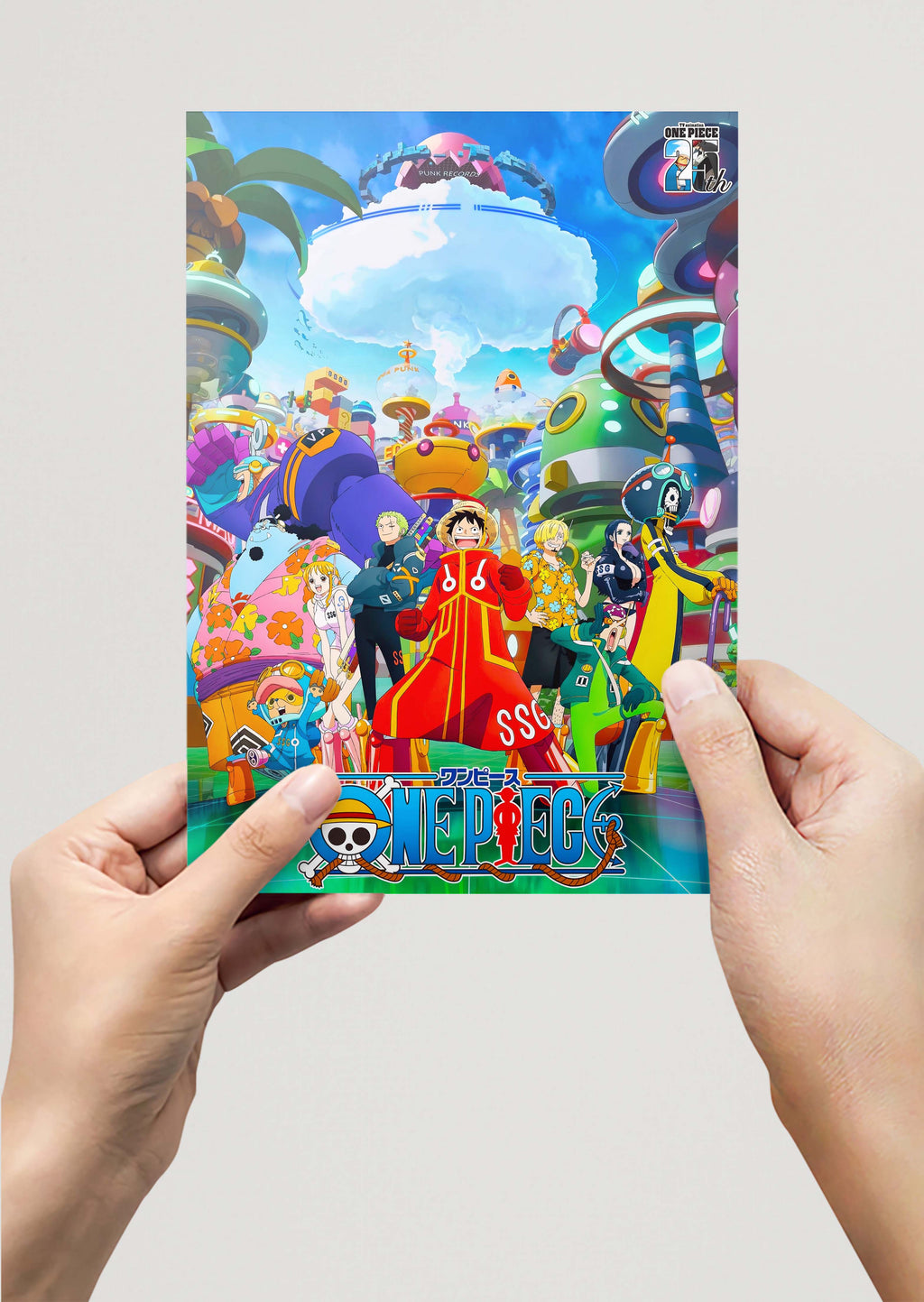 One Piece Egghead Arc Anime Metal Poster