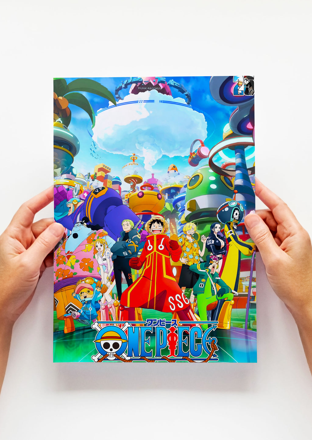 One Piece Egghead Arc Anime Metal Poster
