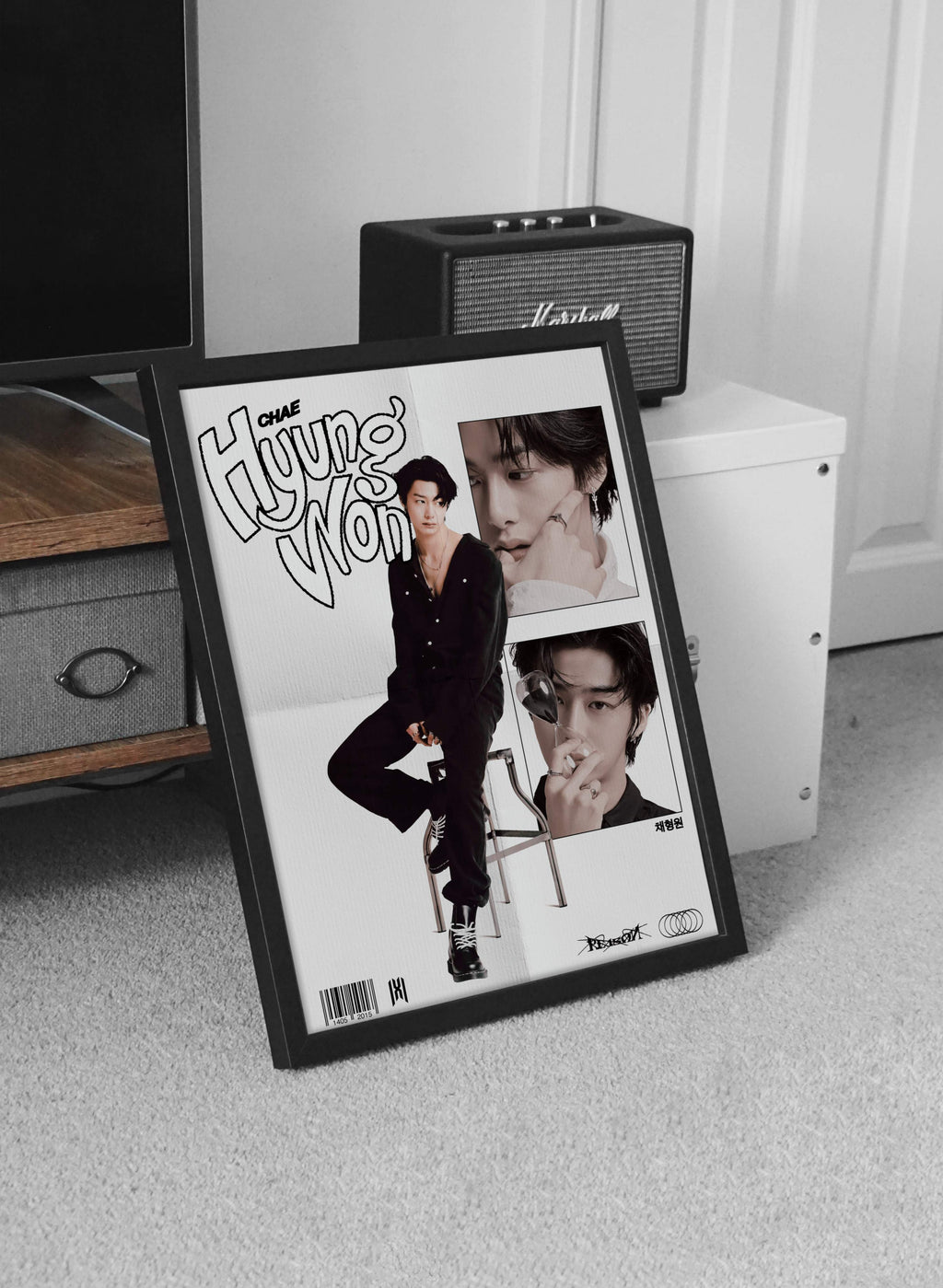 Hyungwon K-pop Singer & Dancer Wall Poster