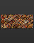 Indie Soul Desk Mat – Indian Aesthetic Art Desk Pad  58 × 28 cm Smooth Surface Mat