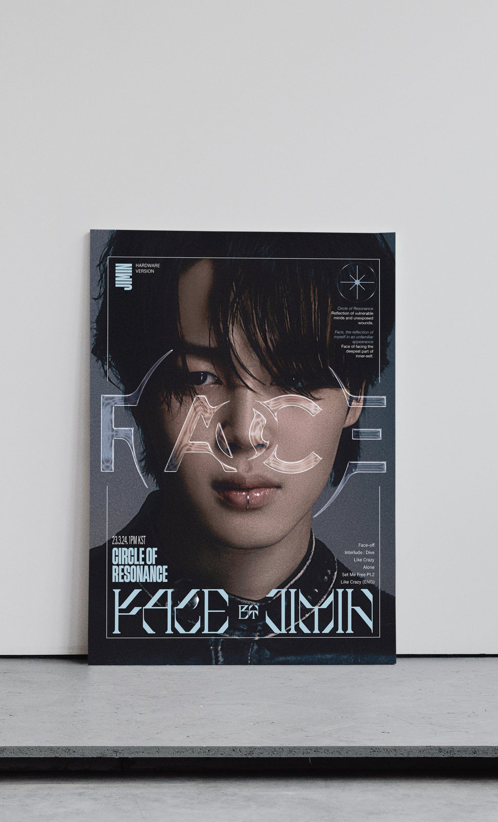 Jimin Face BTS Wall Poster Style III