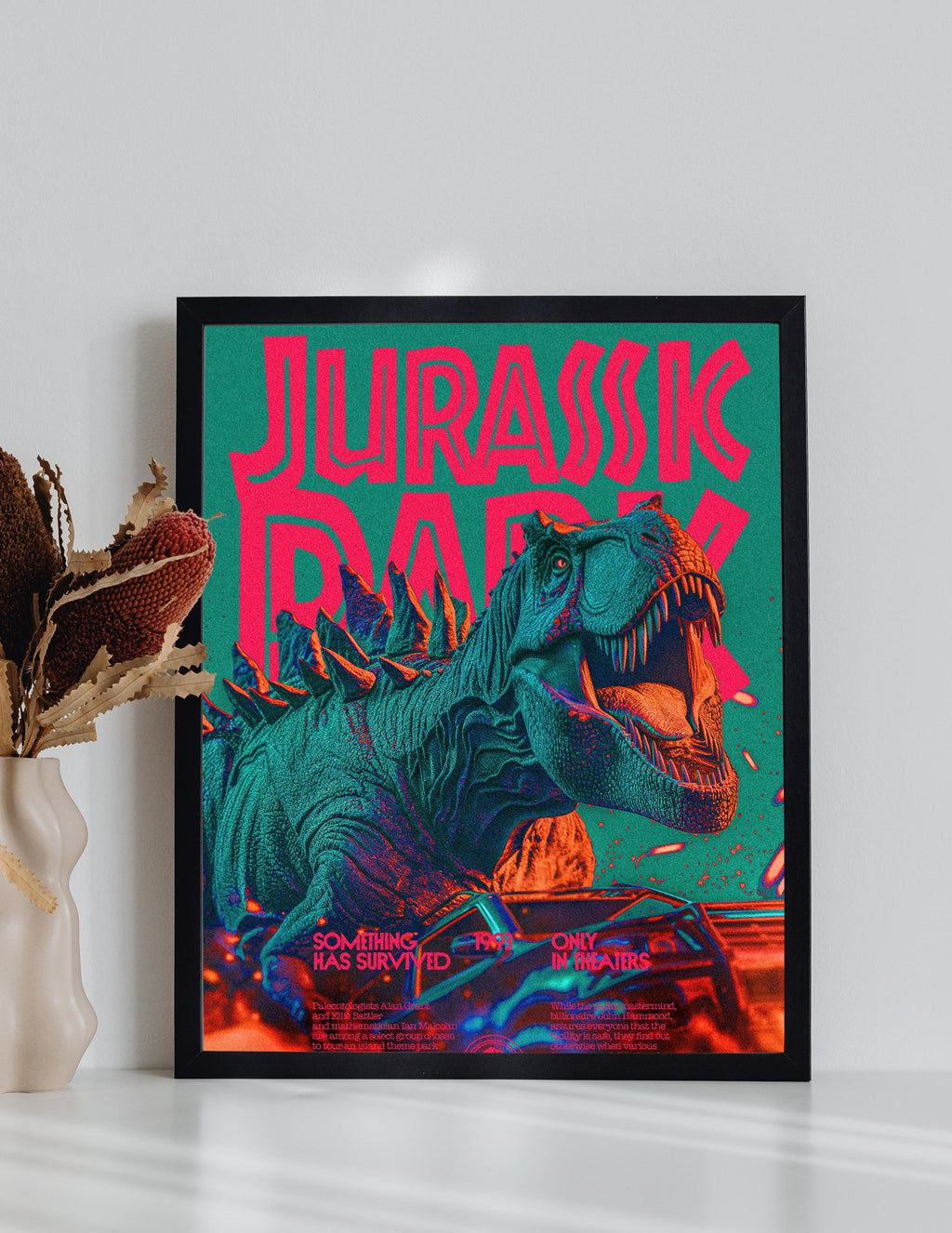 Jurassic Park 1993 Movie Vintage Wall Poster