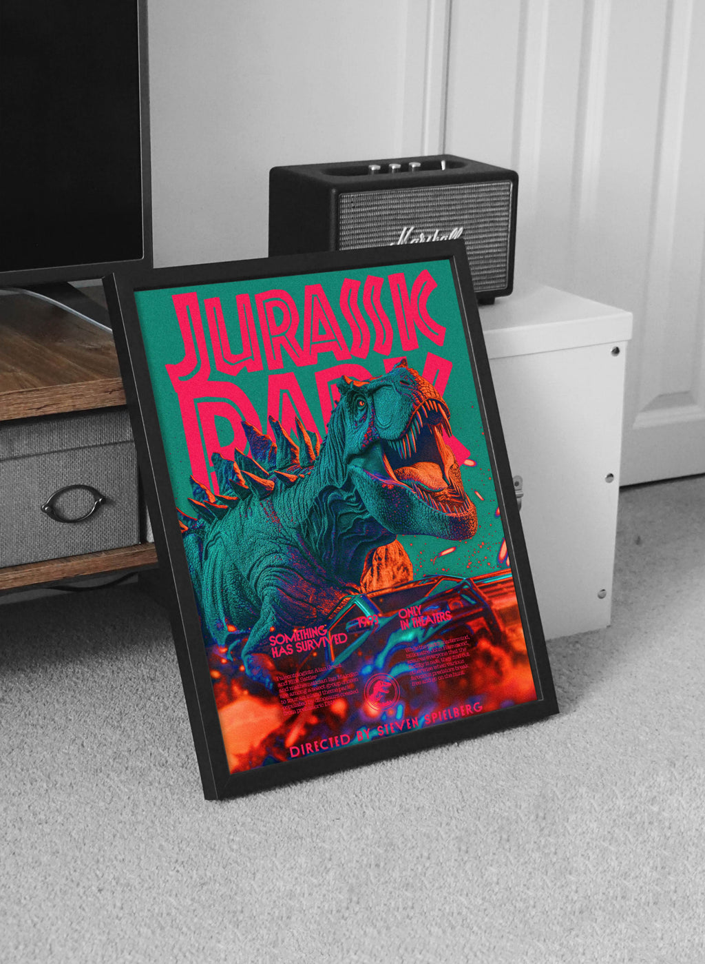 Jurassic Park 1993 Movie Vintage Wall Poster