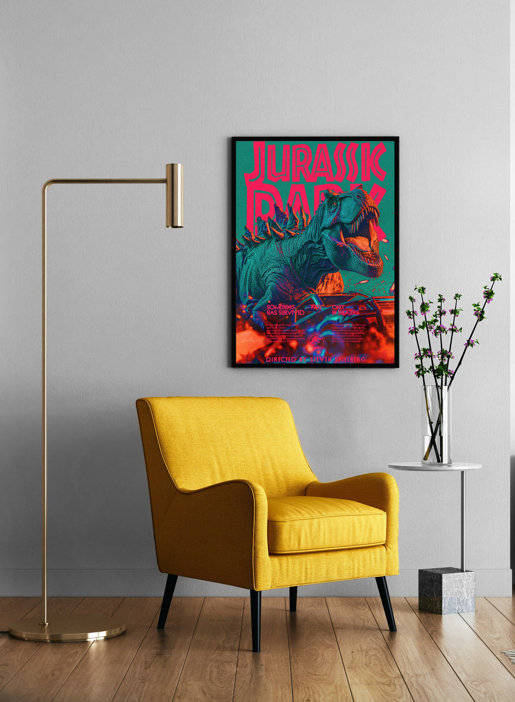 Jurassic Park 1993 Movie Vintage Wall Poster