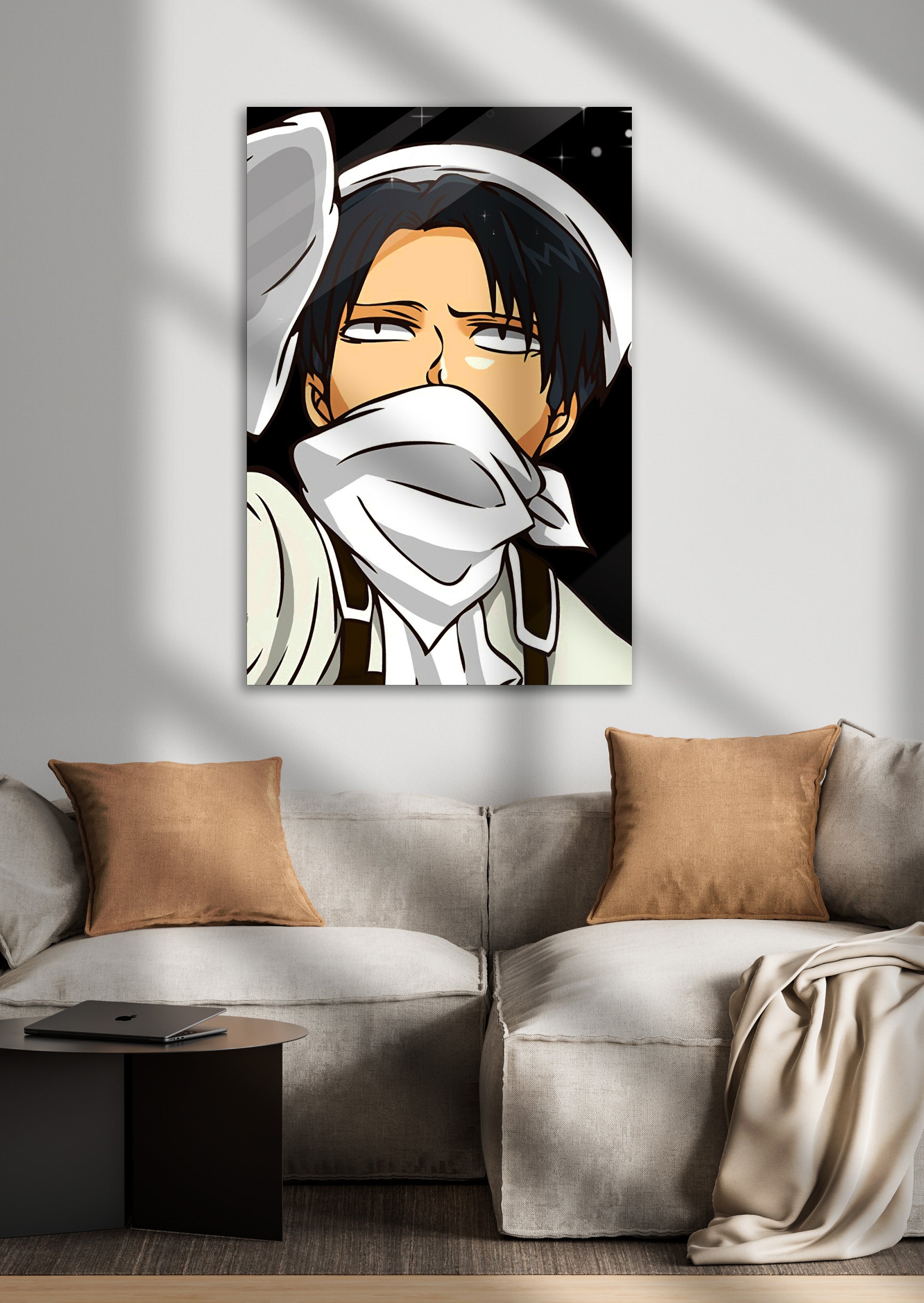 Attack on Titan Levi Ackerman Anime Metal Poster